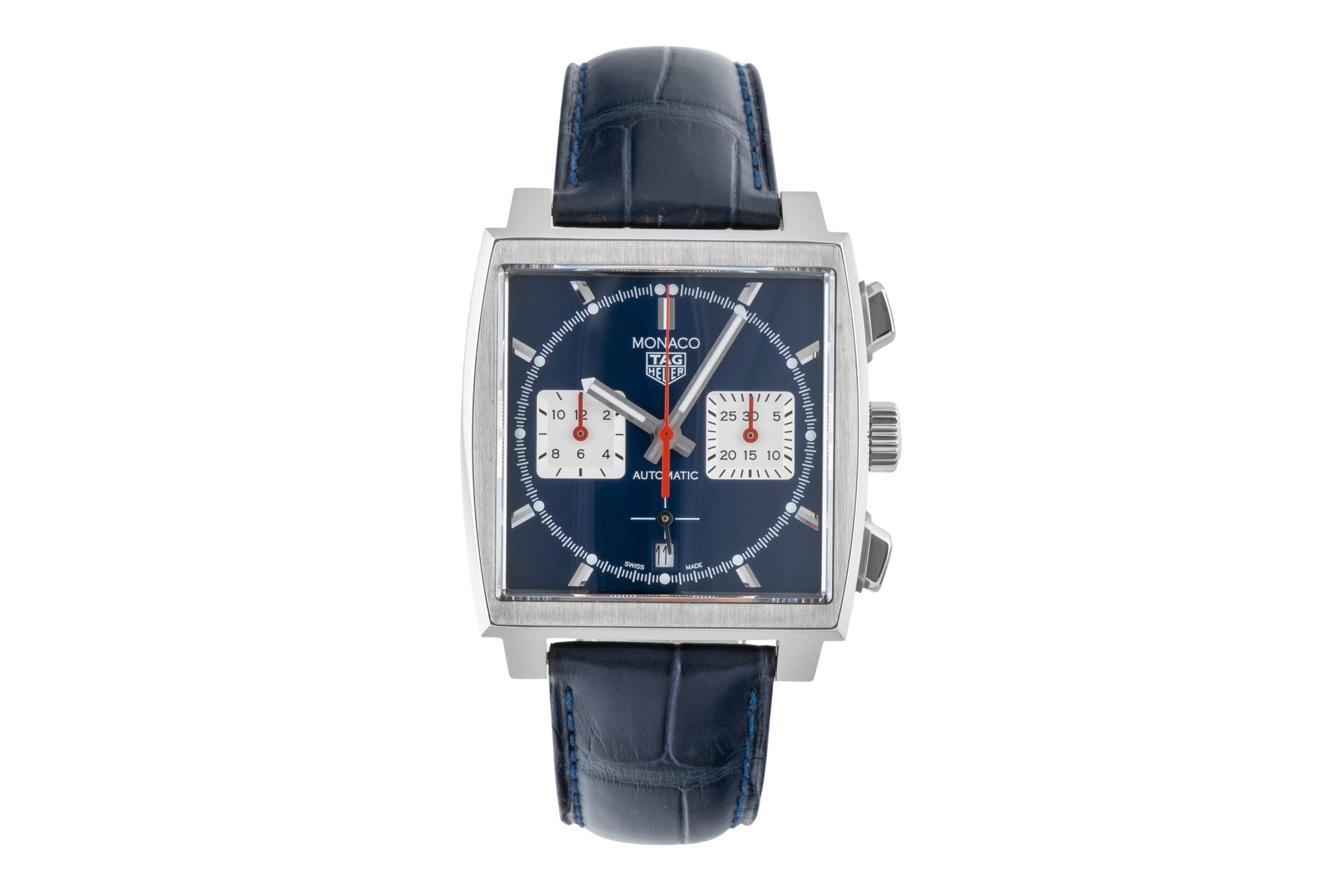 Tag Heuer Monaco cronógrafo acero automático reloj para caballeros CBL2111.FC6453 LP: 8250EUR  [2601201]