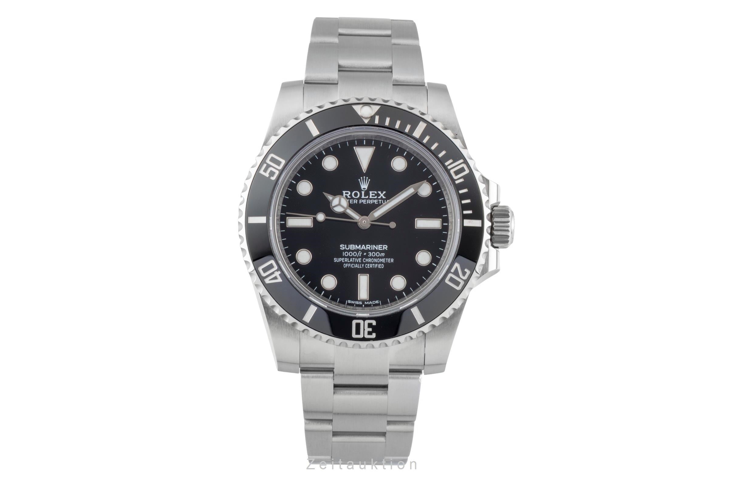 Rolex Submariner acero automático reloj para caballeros 114060  [2601202]