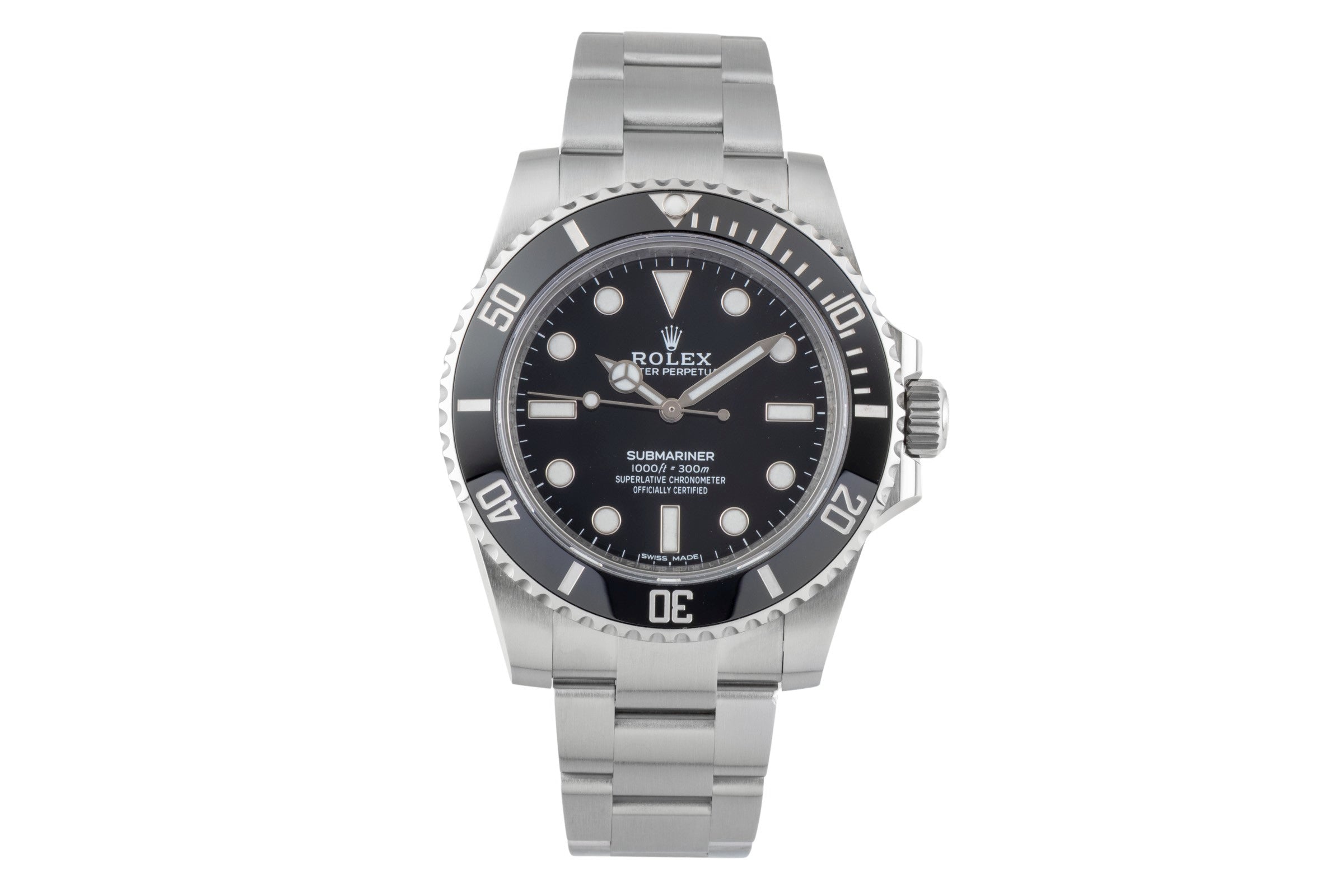 Rolex Submariner acero automático reloj para caballeros 114060  [2601202]