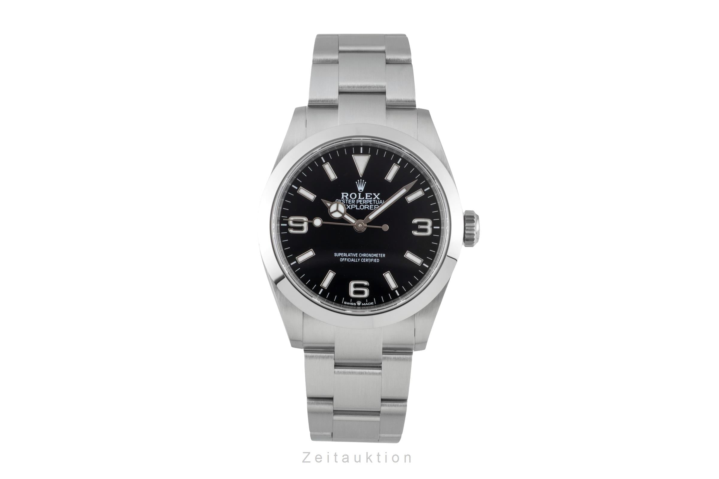 Rolex Explorer steel automatic men's watch 224270  [2601203]