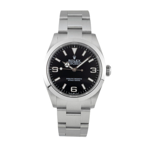 Rolex Explorer steel automatic men's watch 224270  [2601203]