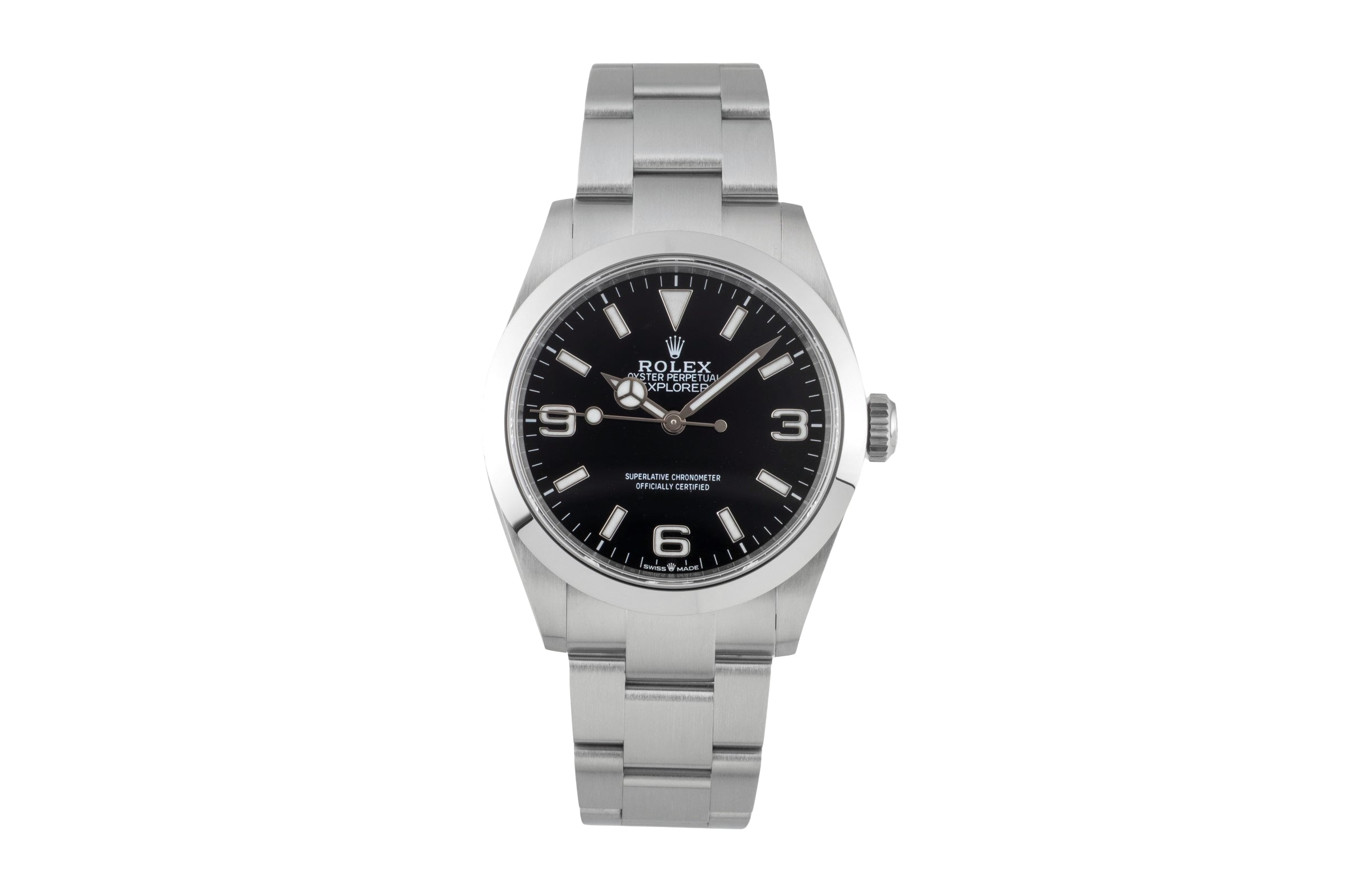 Rolex Explorer acier automatique montre pour hommes 224270  [2601203]