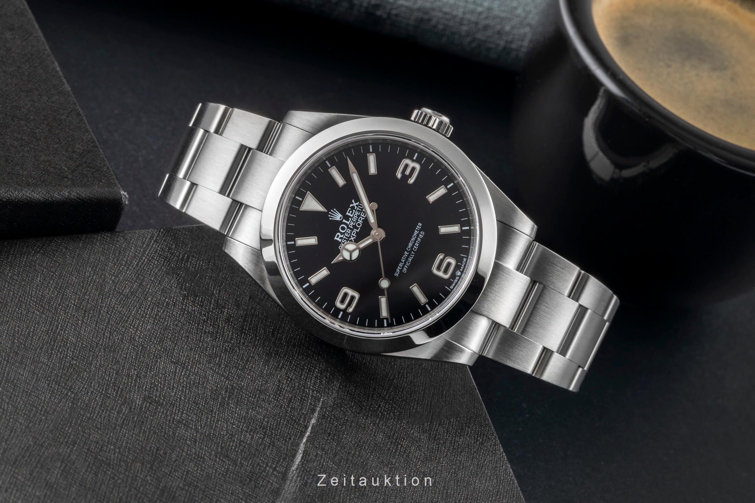 Rolex Explorer steel automatic men's watch 224270  [2601203]