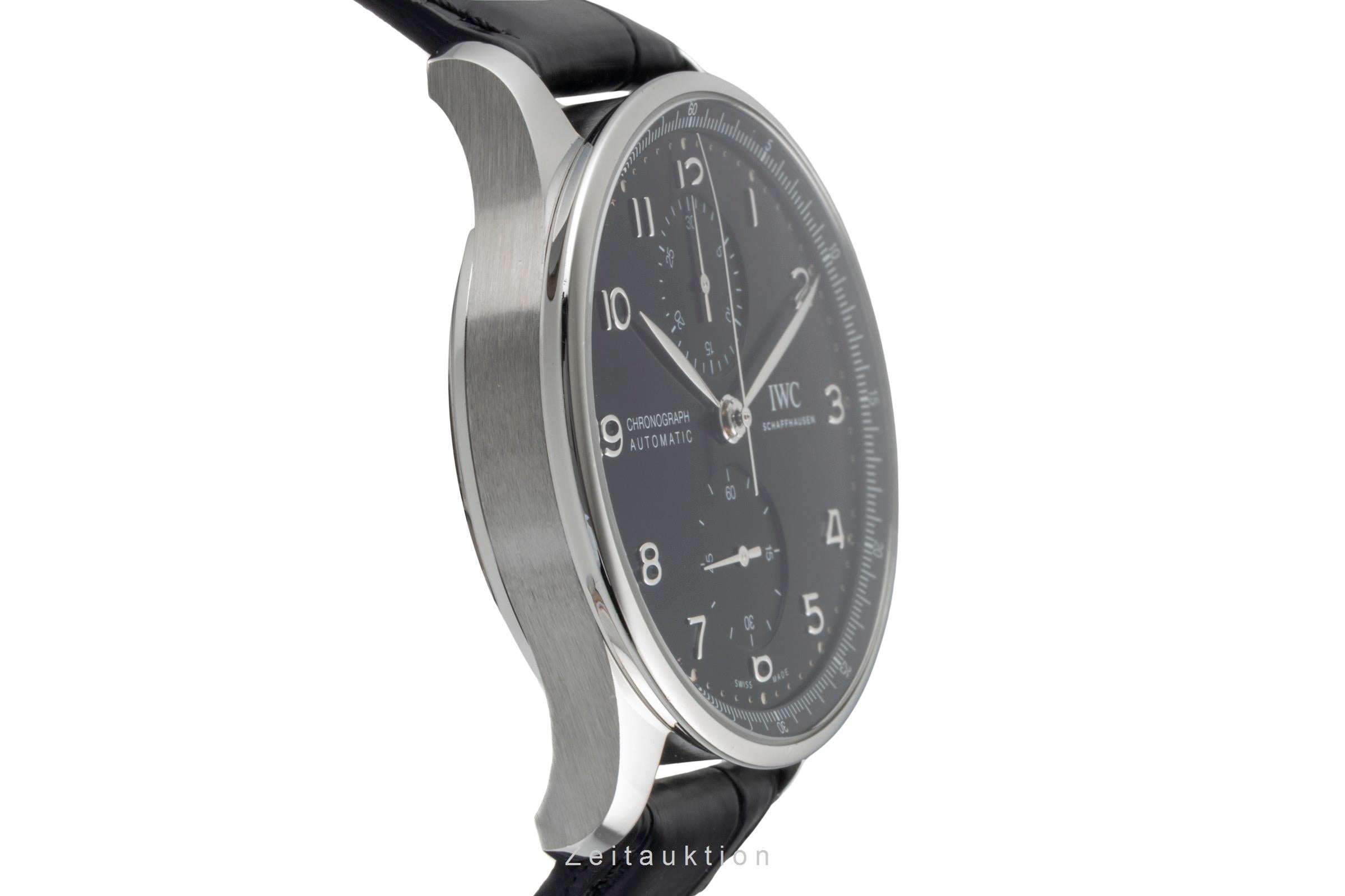 IWC Portugieser cronógrafo acero automático reloj para caballeros IW371609 LP: 9100EUR  [2601204]