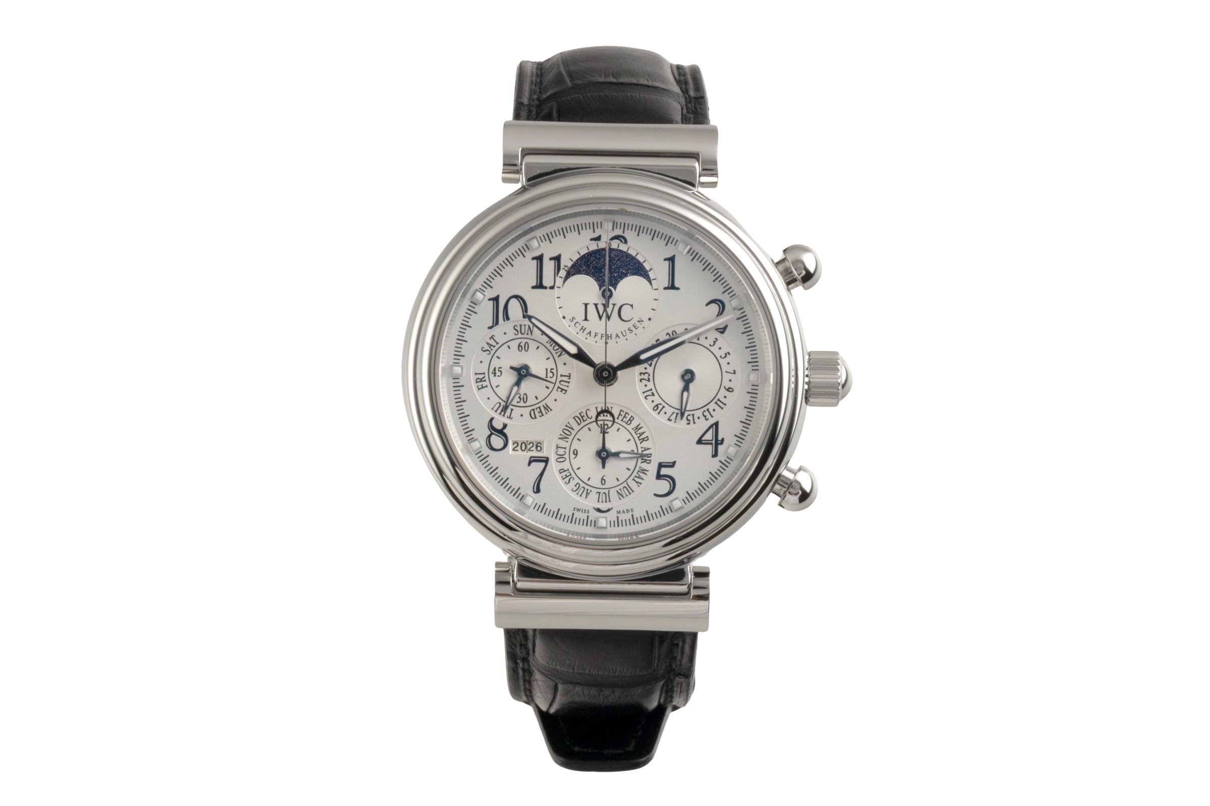 IWC Da Vinci chronograph steel automatic men's watch IW375803  [2601205]
