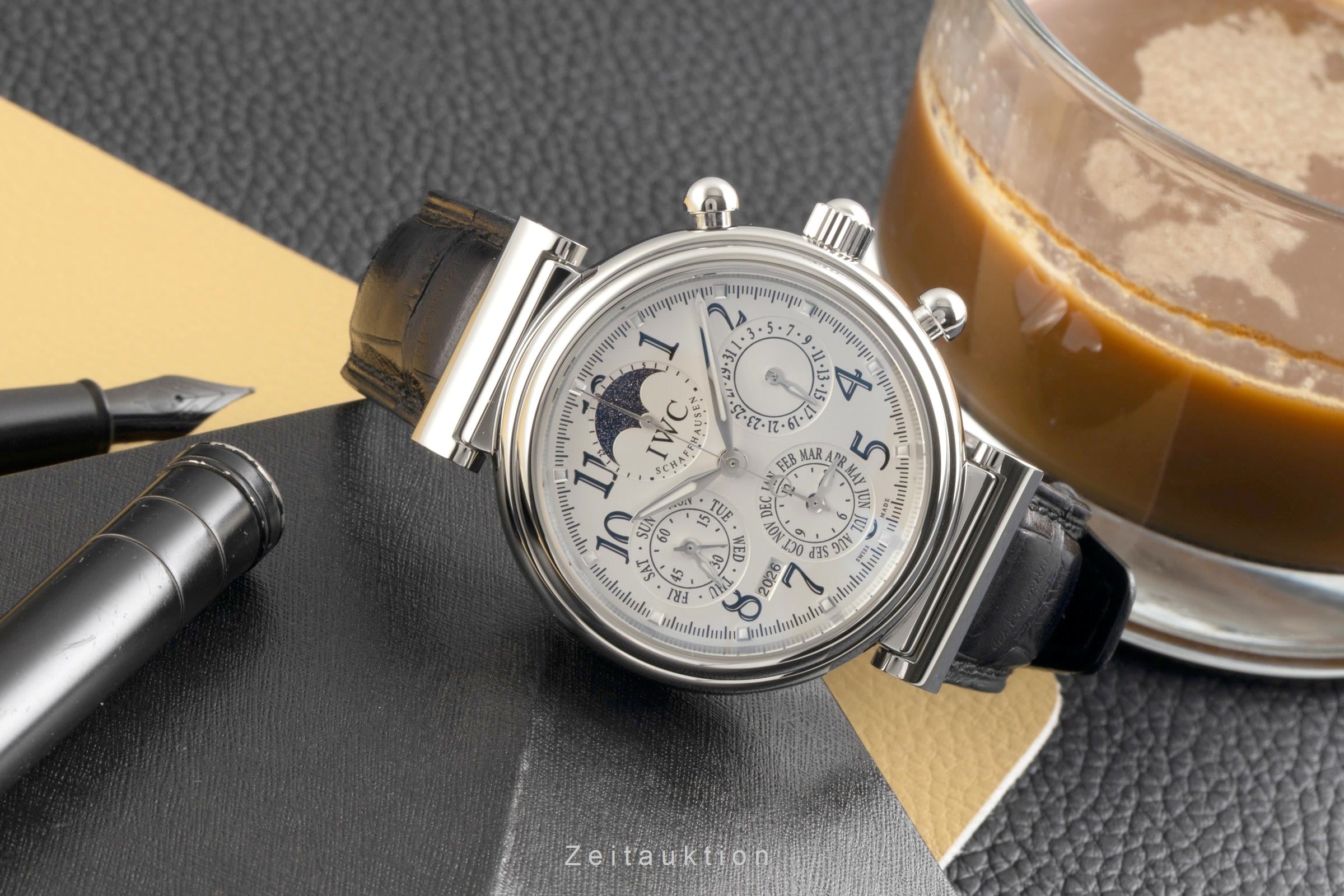 IWC Da Vinci chronograph steel automatic men's watch IW375803  [2601205]