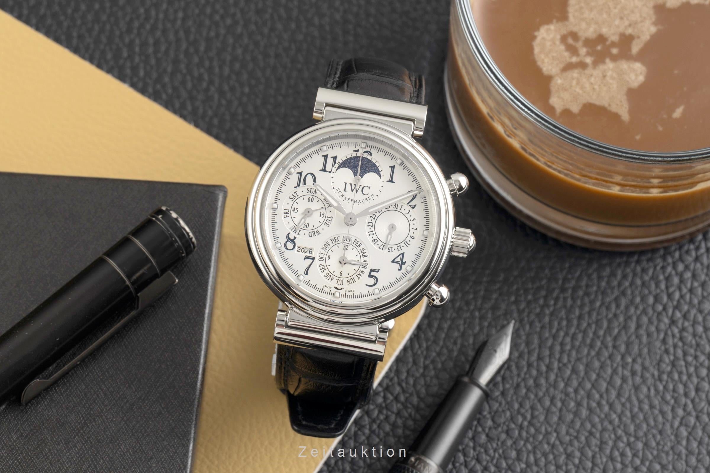 IWC Da Vinci chronograph steel automatic men's watch IW375803  [2601205]