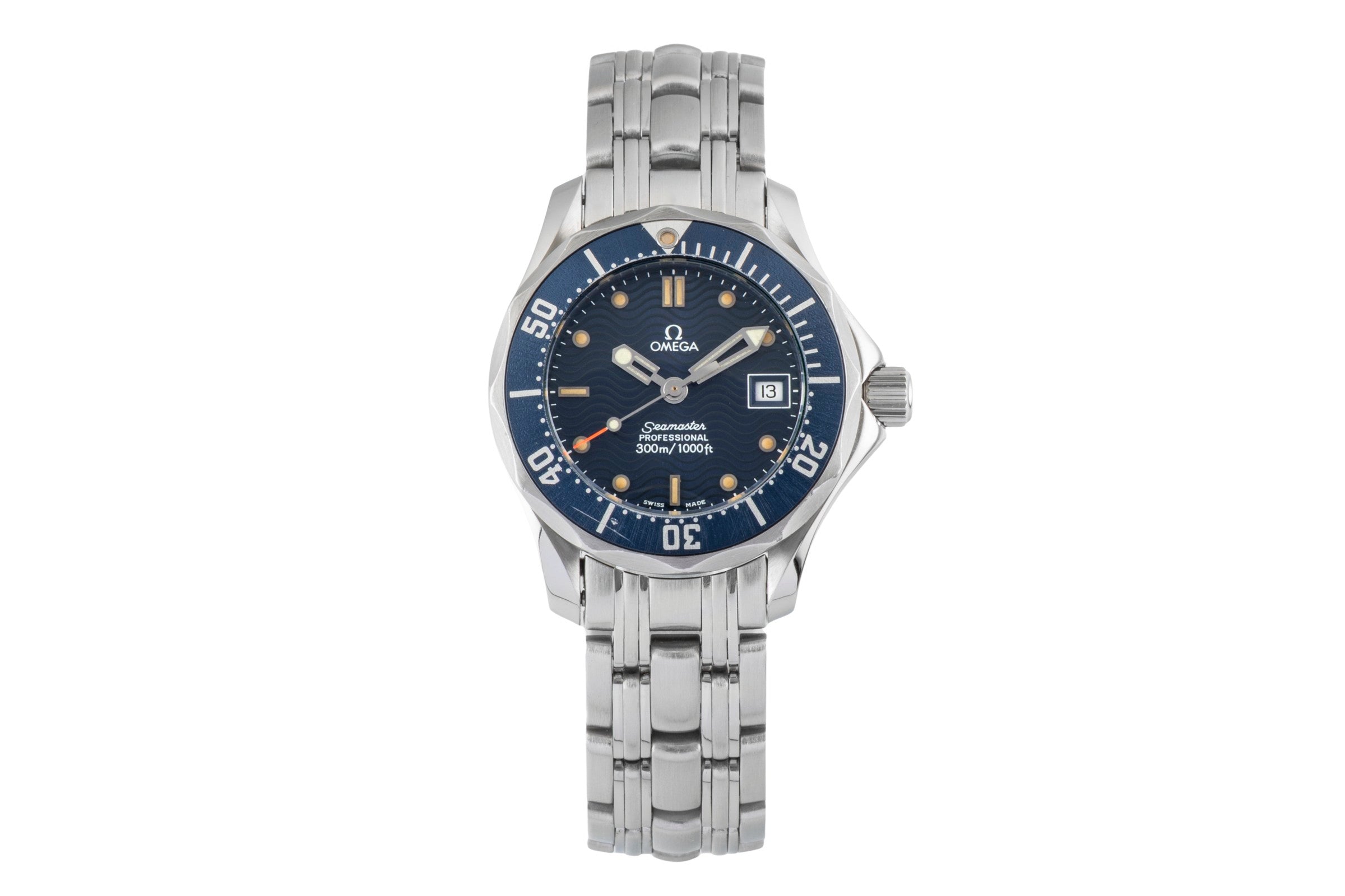 Omega Seamaster steel quartz women's watch 2583.80.00  [2601208]