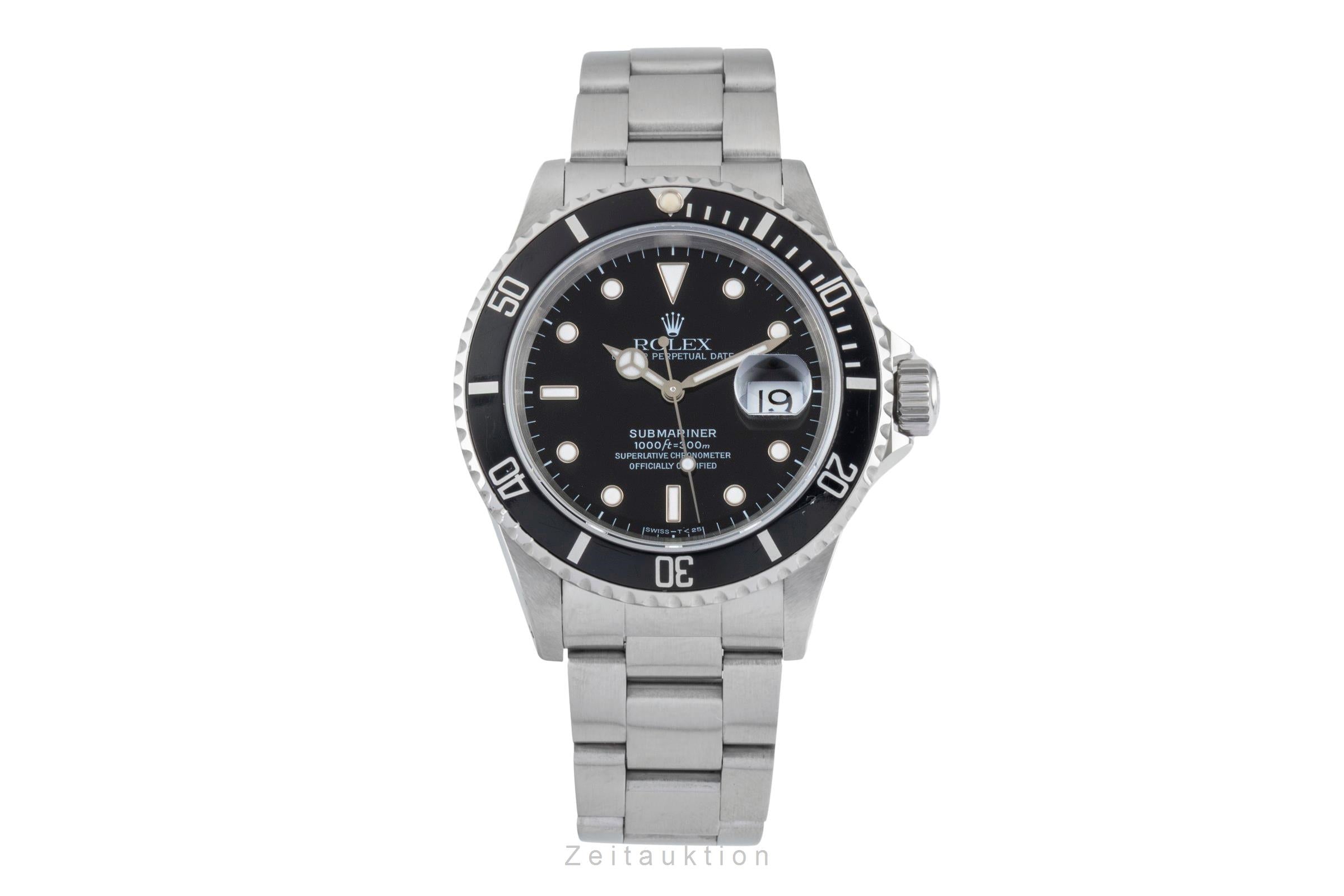 Rolex Submariner steel automatic men's watch 16610  [2601209]