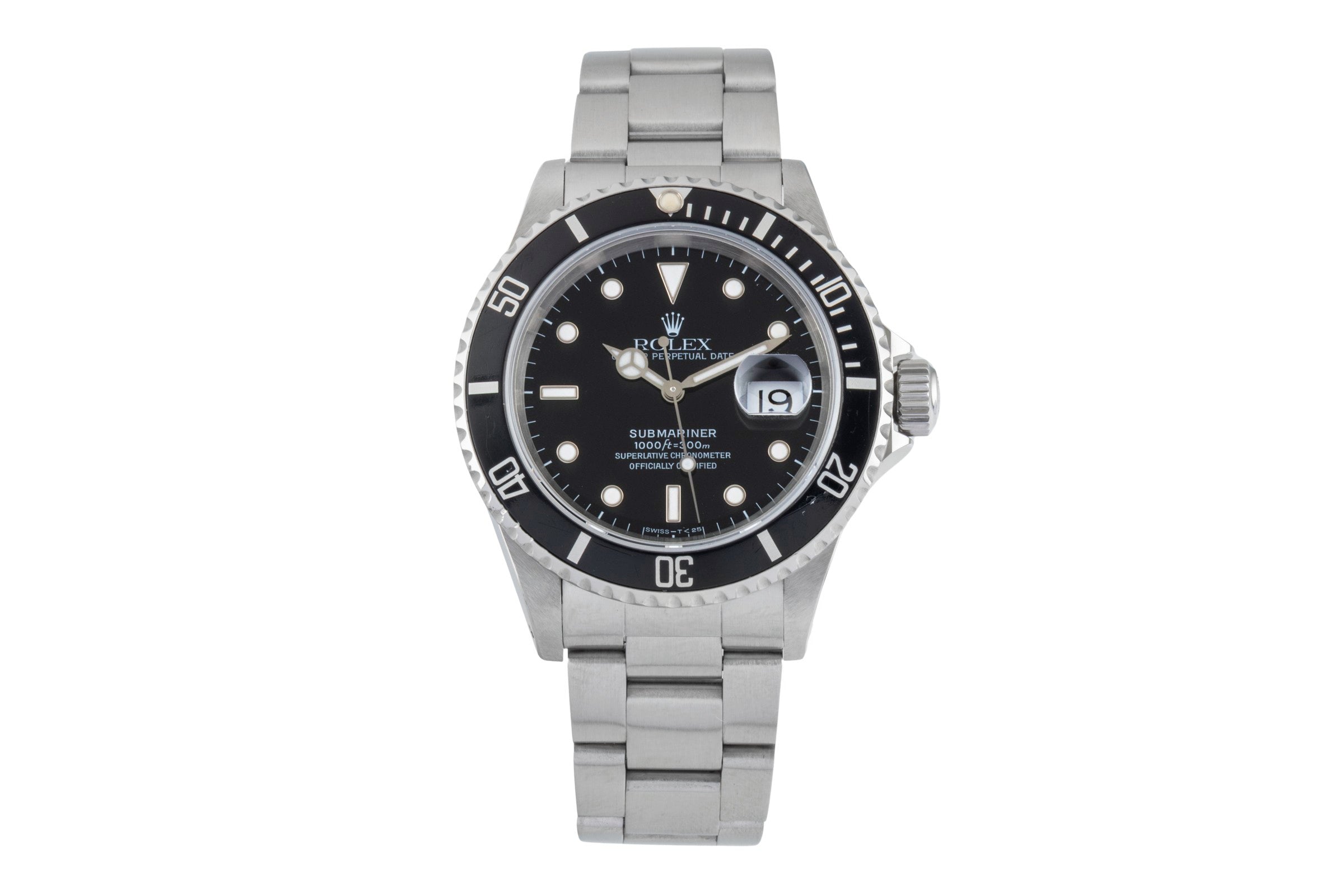 Rolex Submariner steel automatic men's watch 16610  [2601209]