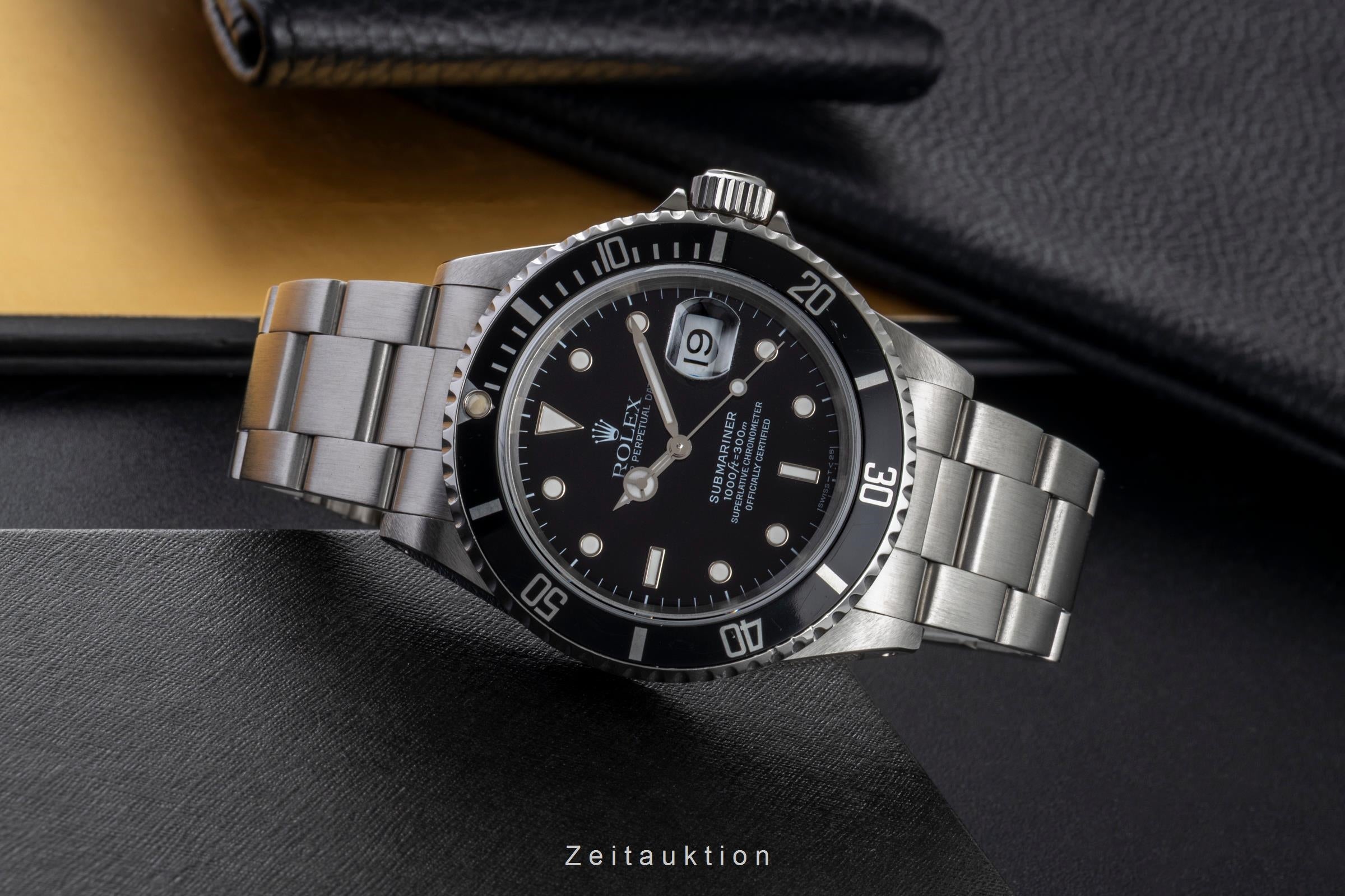 Rolex Submariner steel automatic men's watch 16610  [2601209]