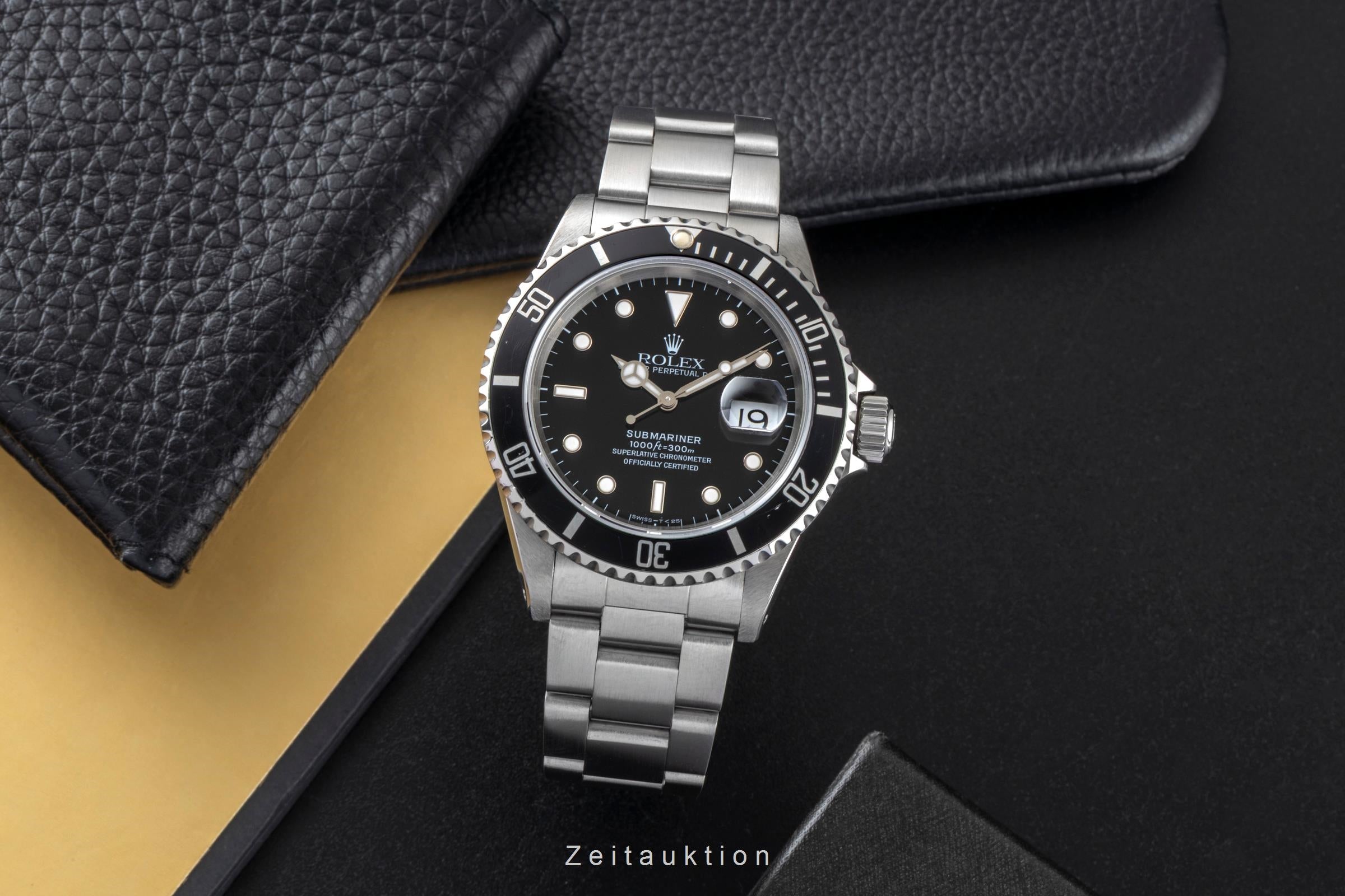 Rolex Submariner steel automatic men's watch 16610  [2601209]