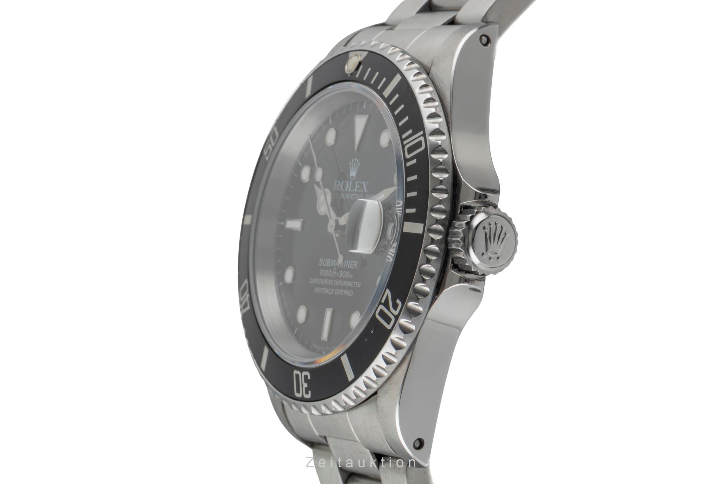 Rolex Submariner steel automatic men's watch 16610  [2601209]