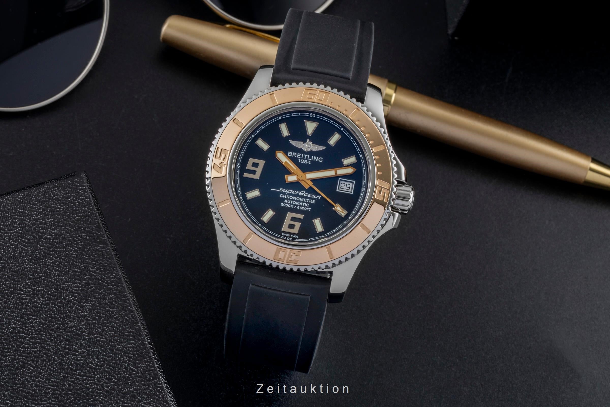 Breitling Superocean acier / or  automatique montre pour hommes C1739112/BA77  [2601211]