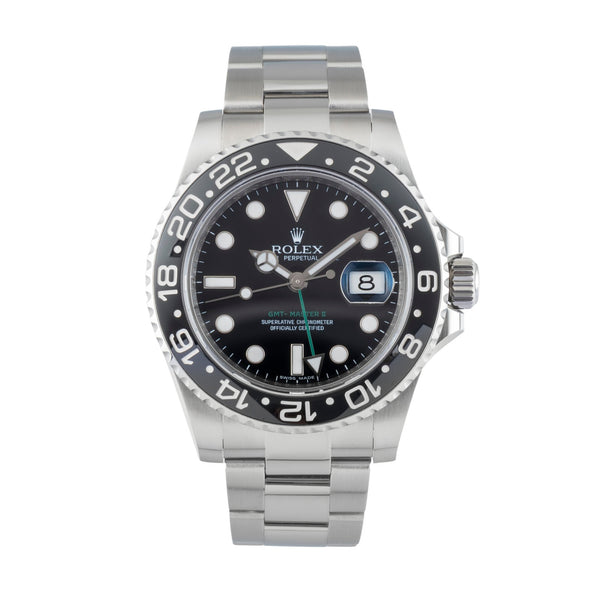 Rolex GMT-Master II steel automatic men's watch 116710LN  [2601214]