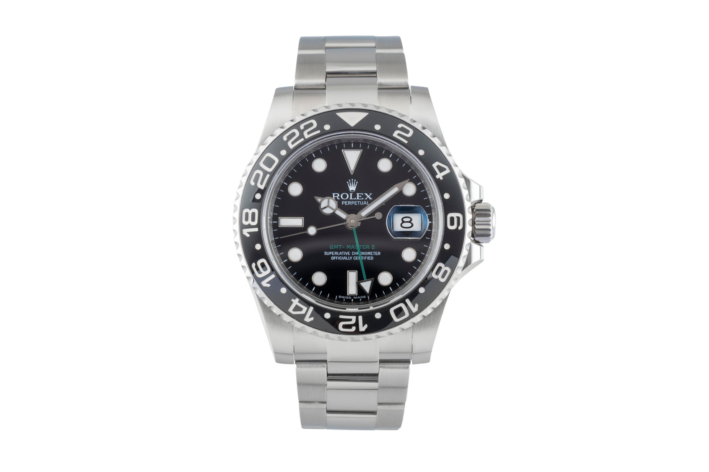Rolex GMT-Master II Oyster Edelstahl Automatik Herrenuhr Ref. 116710LN M-Serie [2601214]