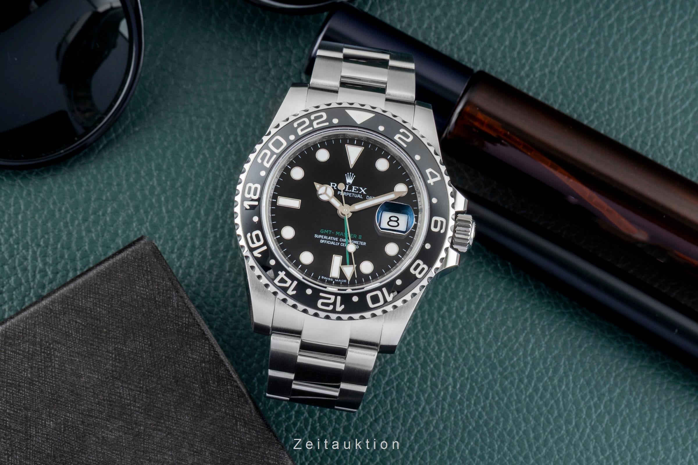 Rolex GMT-Master II steel automatic men's watch 116710LN  [2601214]