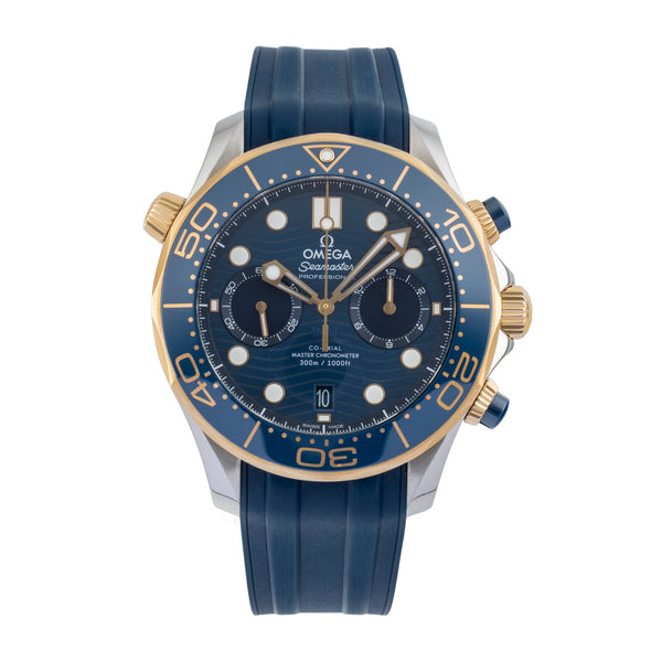 Omega Seamaster chronograph steel / gold automatic men's watch 210.22.44.51.03.001 LP: 13600EUR  [2601223]