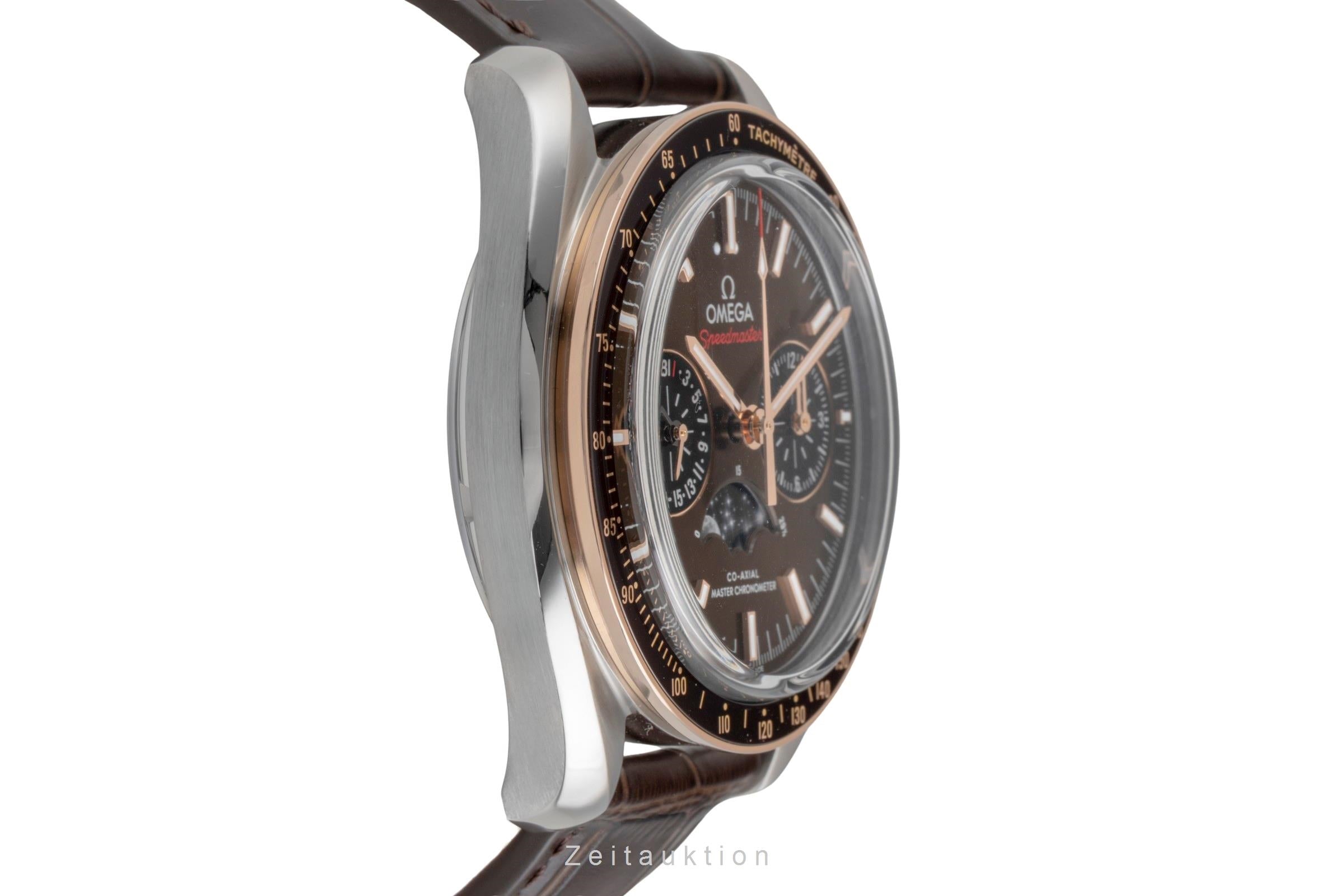 Omega Speedmaster chronographe acier / or  automatique montre pour hommes 304.23.44.52.13.001 LP: 17500EUR  [2601226]