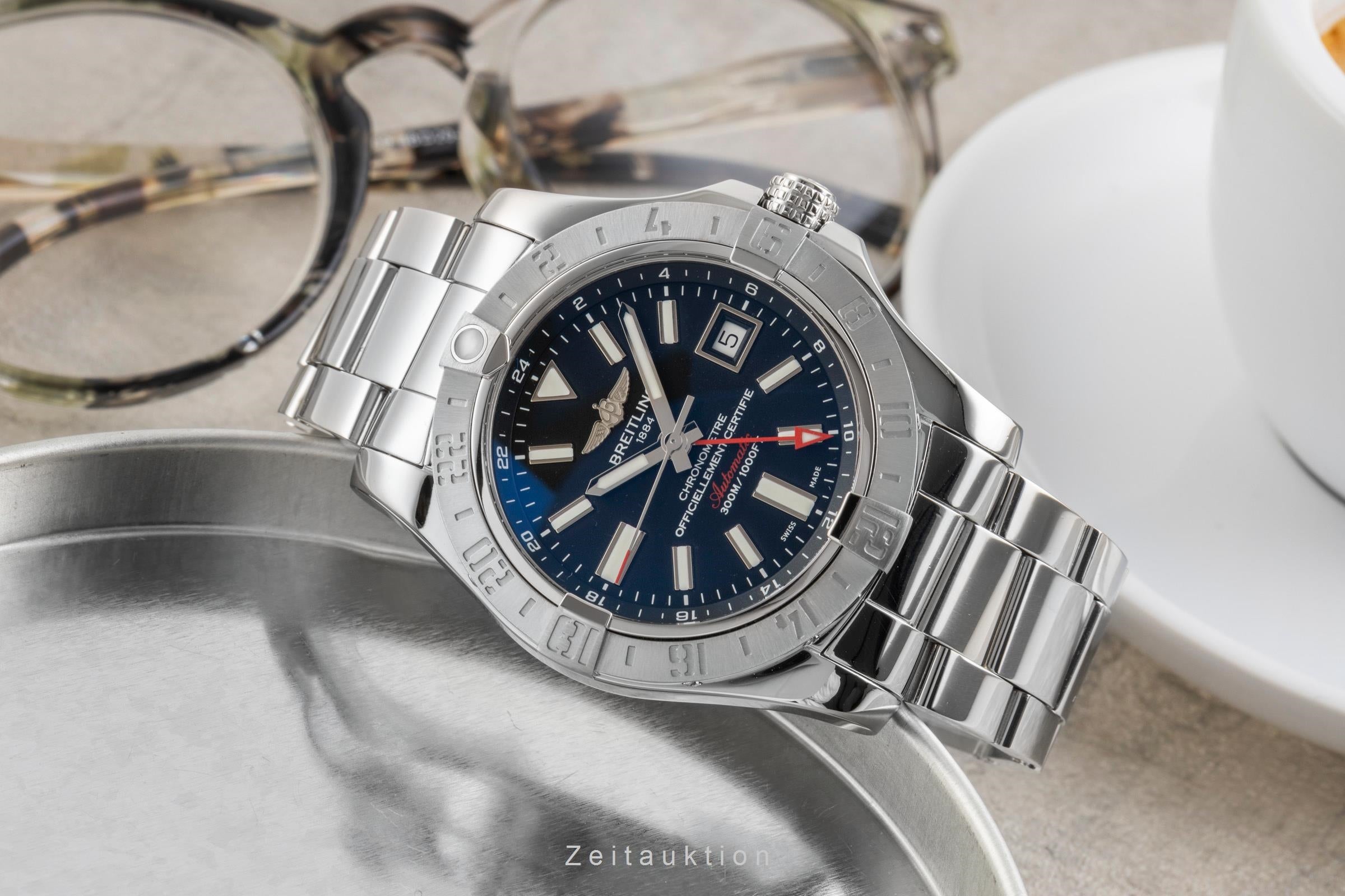 Breitling Avenger II GMT acciaio / titanio automatismo orologio da uomo A32390111B1A1  [2601229]