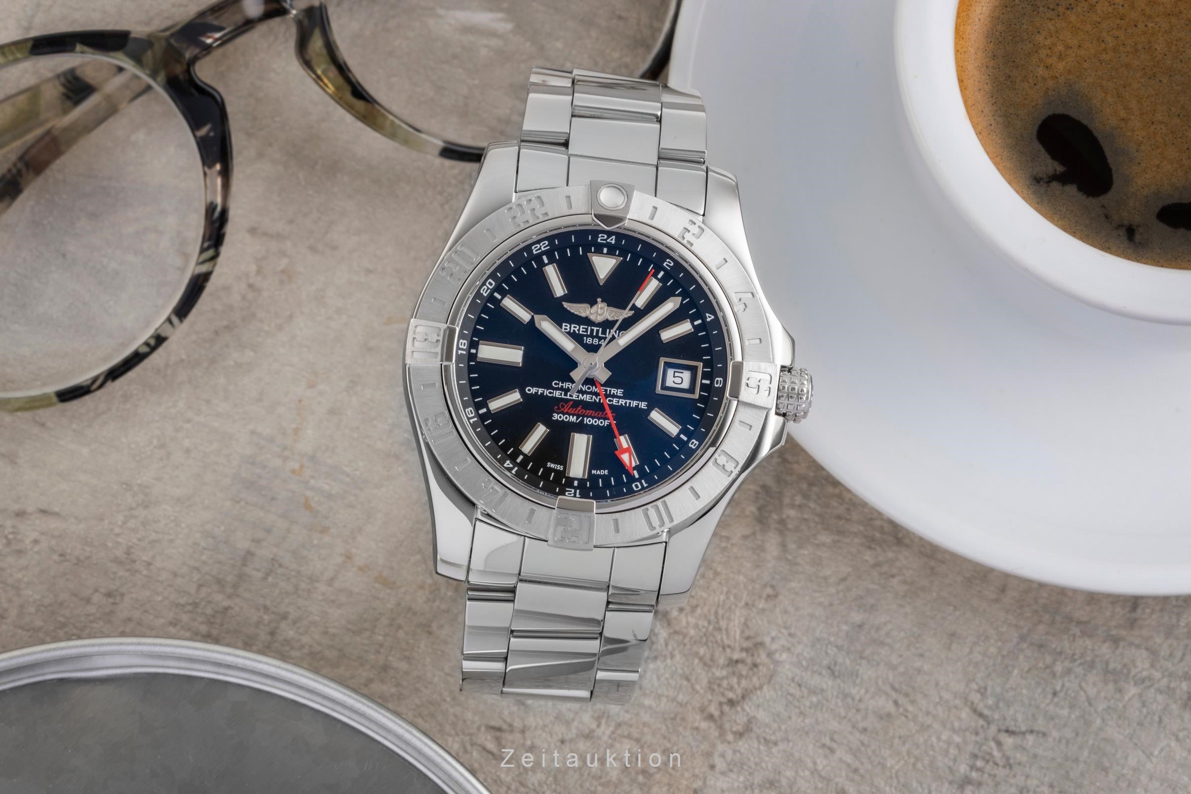 Breitling Avenger II GMT acciaio / titanio automatismo orologio da uomo A32390111B1A1  [2601229]