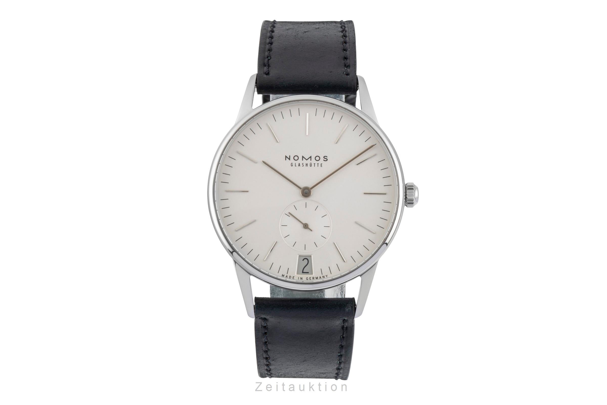 Nomos Orion acero cuerda manual reloj para caballeros 381  [2601239]