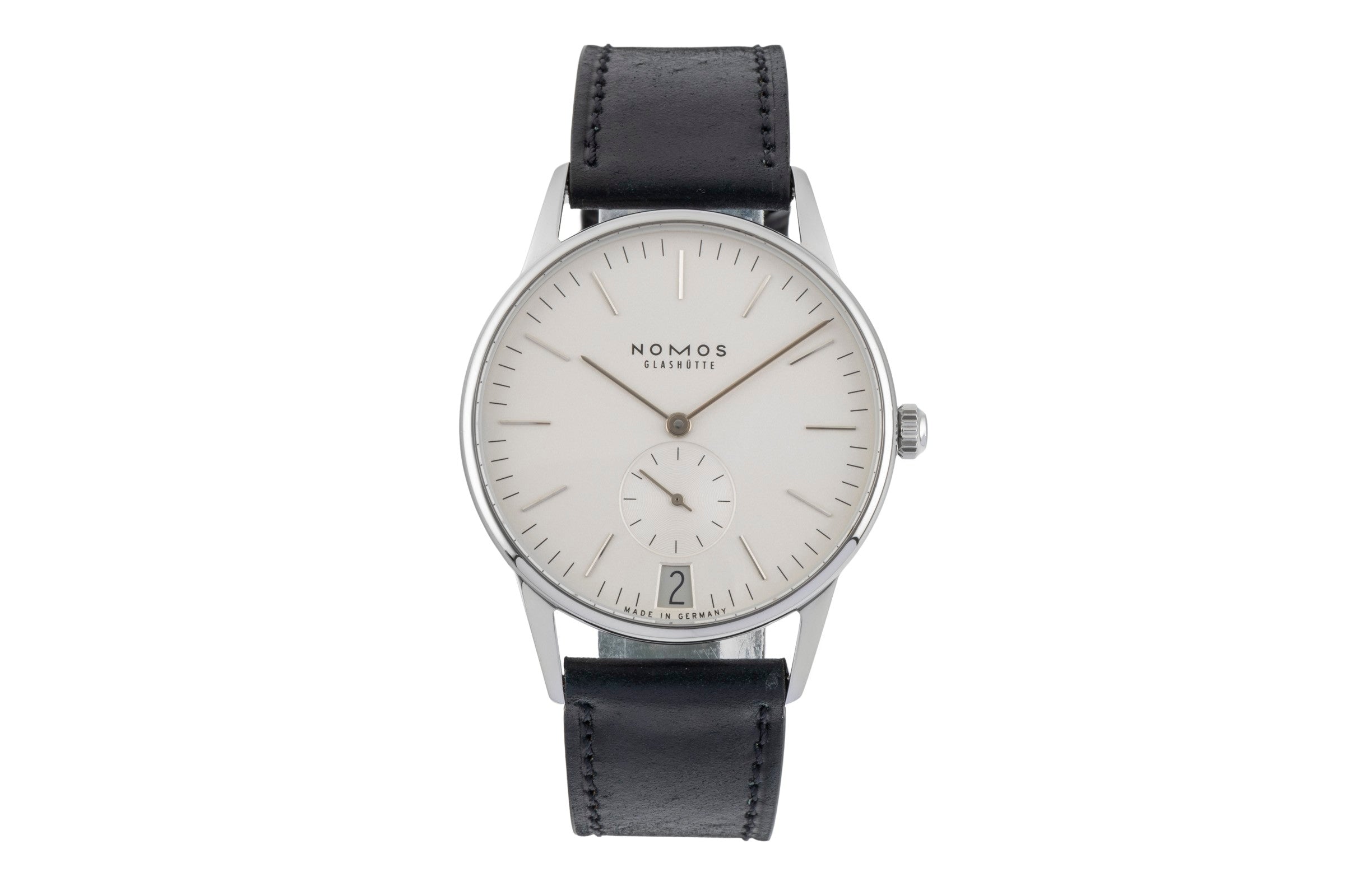 Nomos Orion acero cuerda manual reloj para caballeros 381  [2601239]