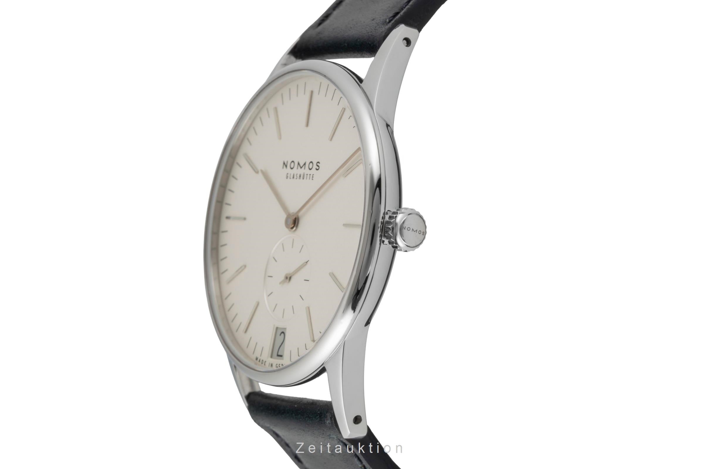 Nomos Orion acero cuerda manual reloj para caballeros 381  [2601239]