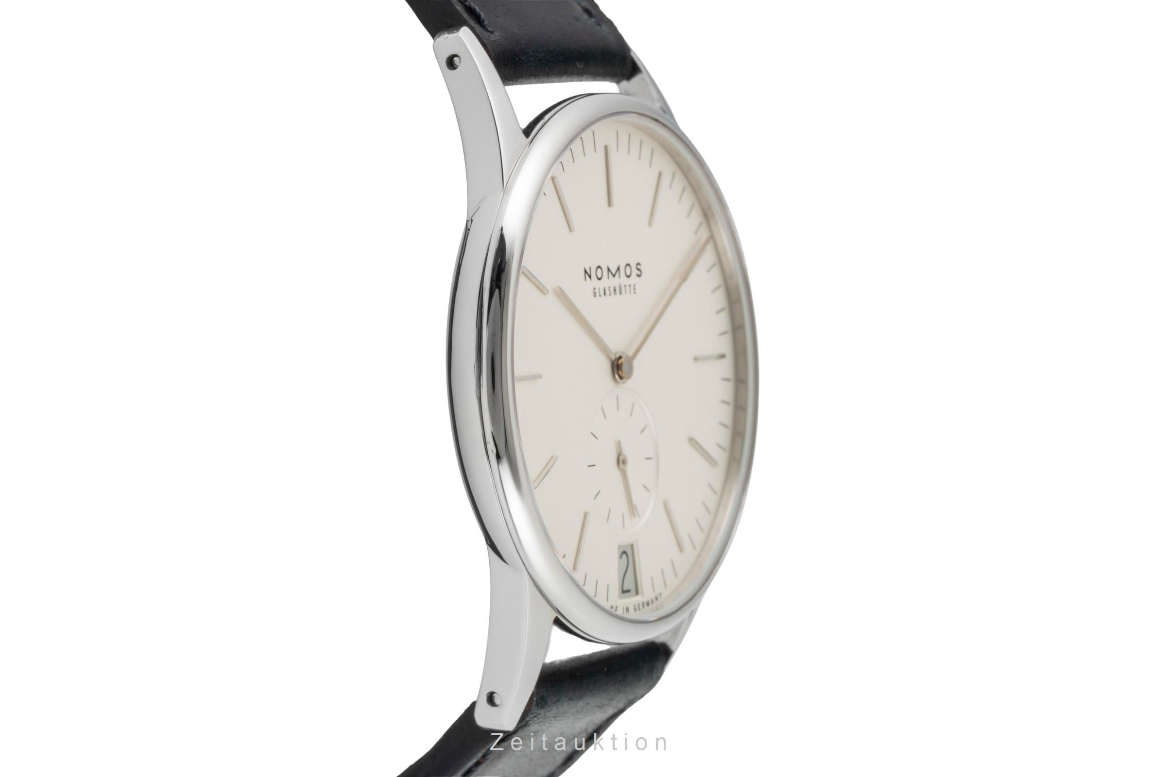 Nomos Orion acero cuerda manual reloj para caballeros 381  [2601239]