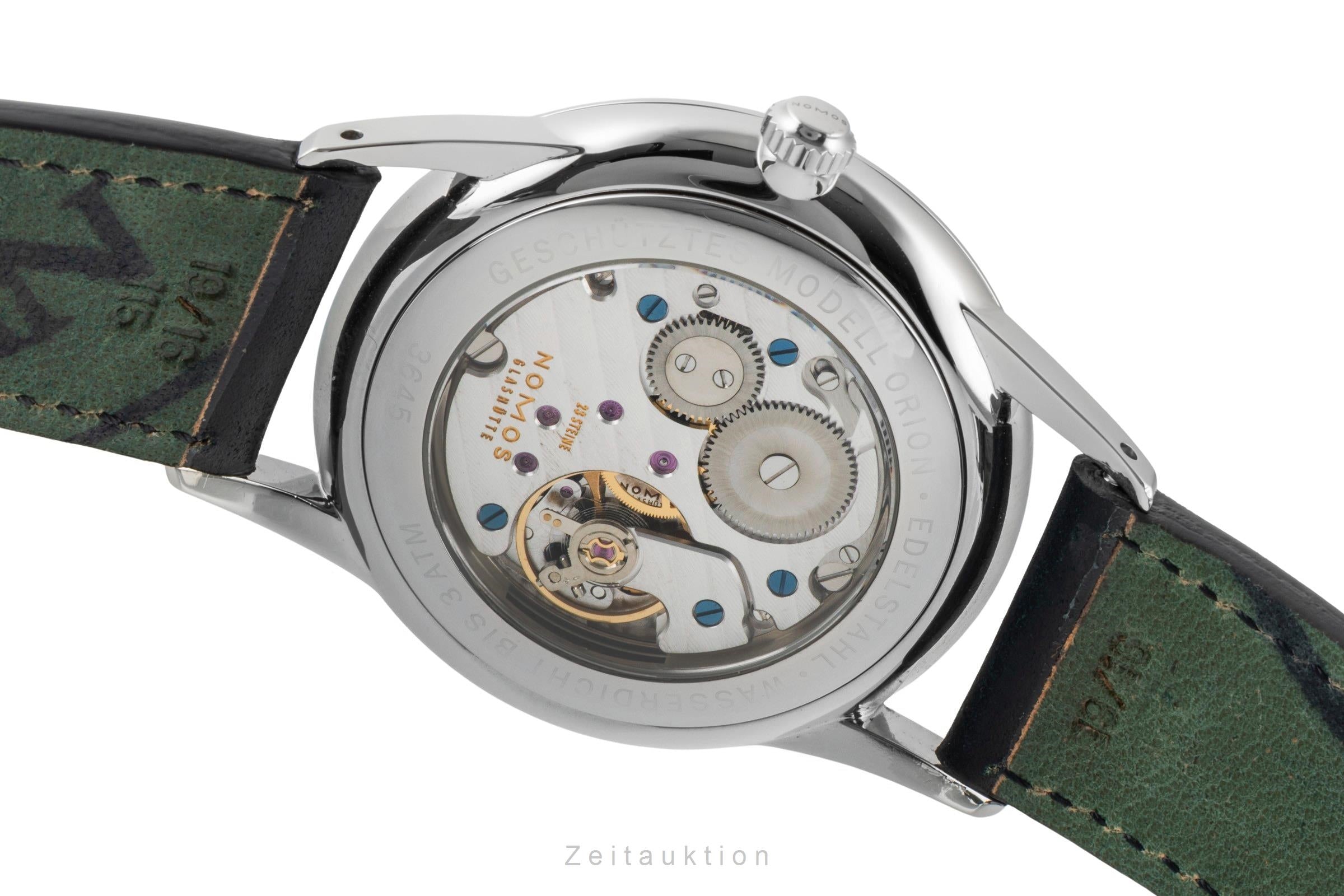Nomos Orion acero cuerda manual reloj para caballeros 381  [2601239]
