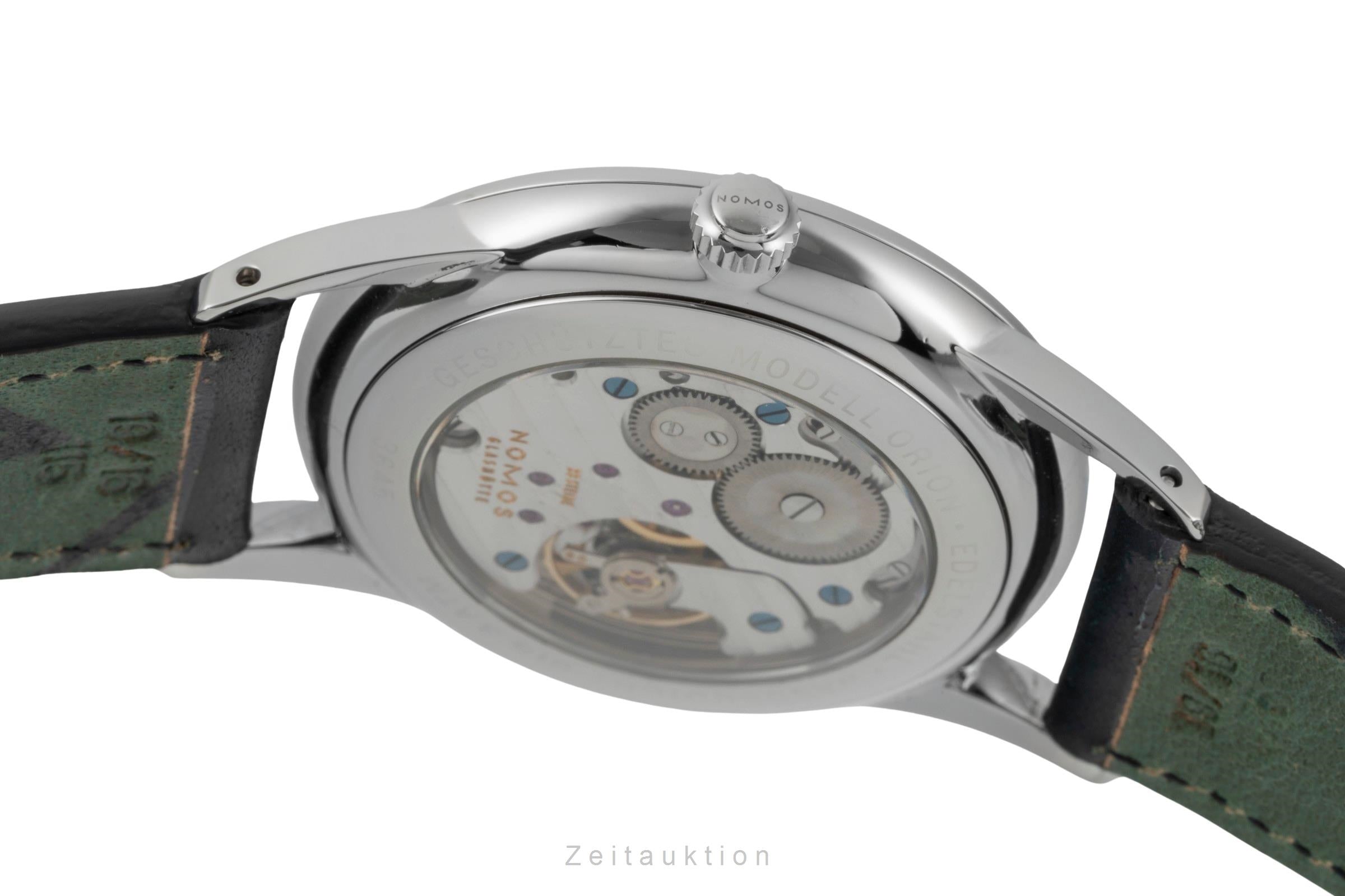 Nomos Orion acero cuerda manual reloj para caballeros 381  [2601239]