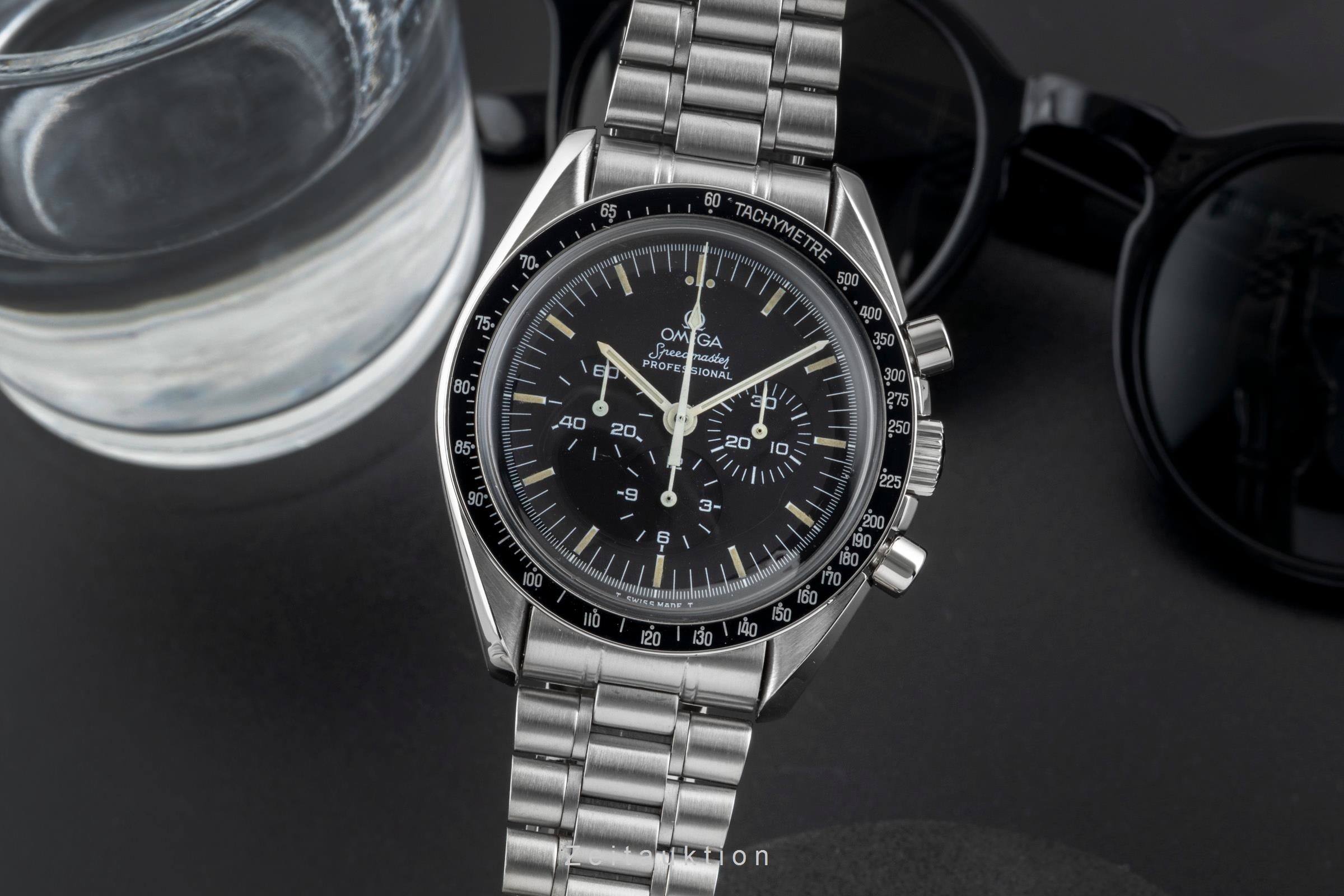 Omega Speedmaster Moonwatch Chronograph Stahl Handaufzug Ref. 3590.50.00 B&P [2601240]