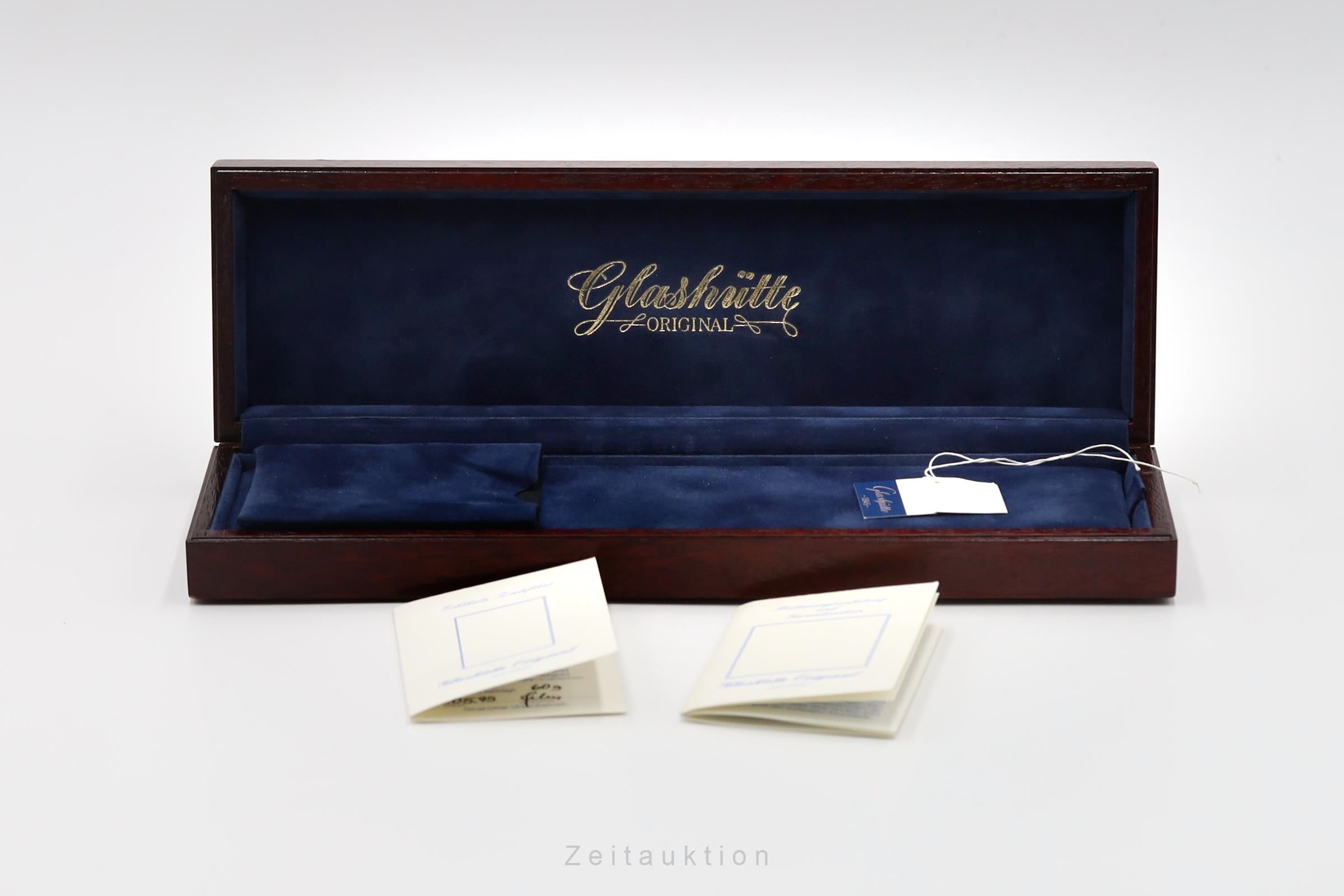 Glashütte Senator chronograph 18 ct gold automatic men's watch 10-66-01-01-05 Limited  [2601241]