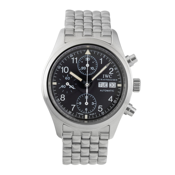 IWC Fliegerchronograph Chronograph Stahl Automatik Herrenuhr Ref. IW370607  [2601242]