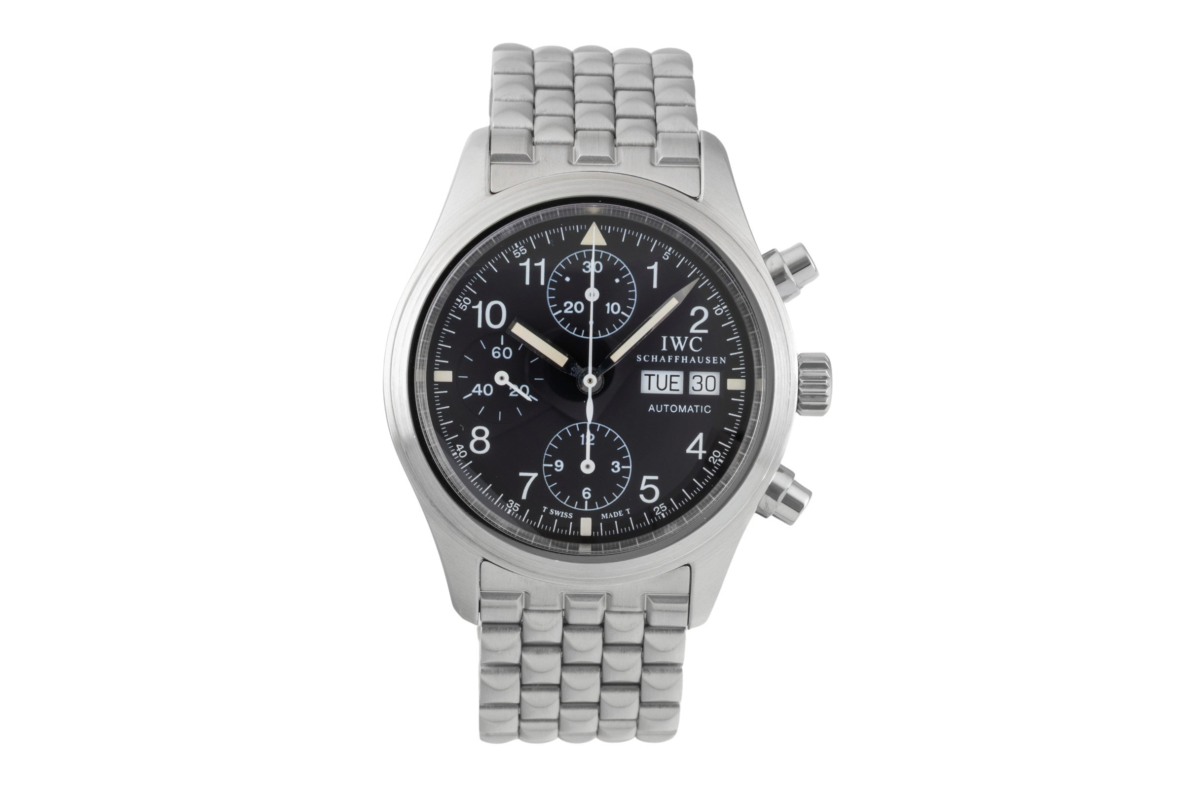 IWC Fliegerchronograph chronograph steel automatic men's watch IW370607  [2601242]