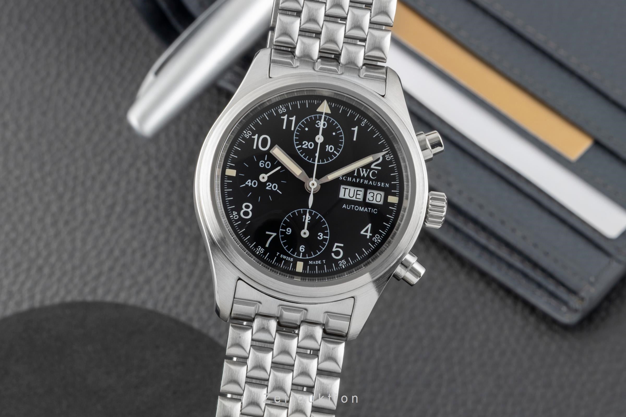 IWC Fliegerchronograph chronograph steel automatic men's watch IW370607  [2601242]