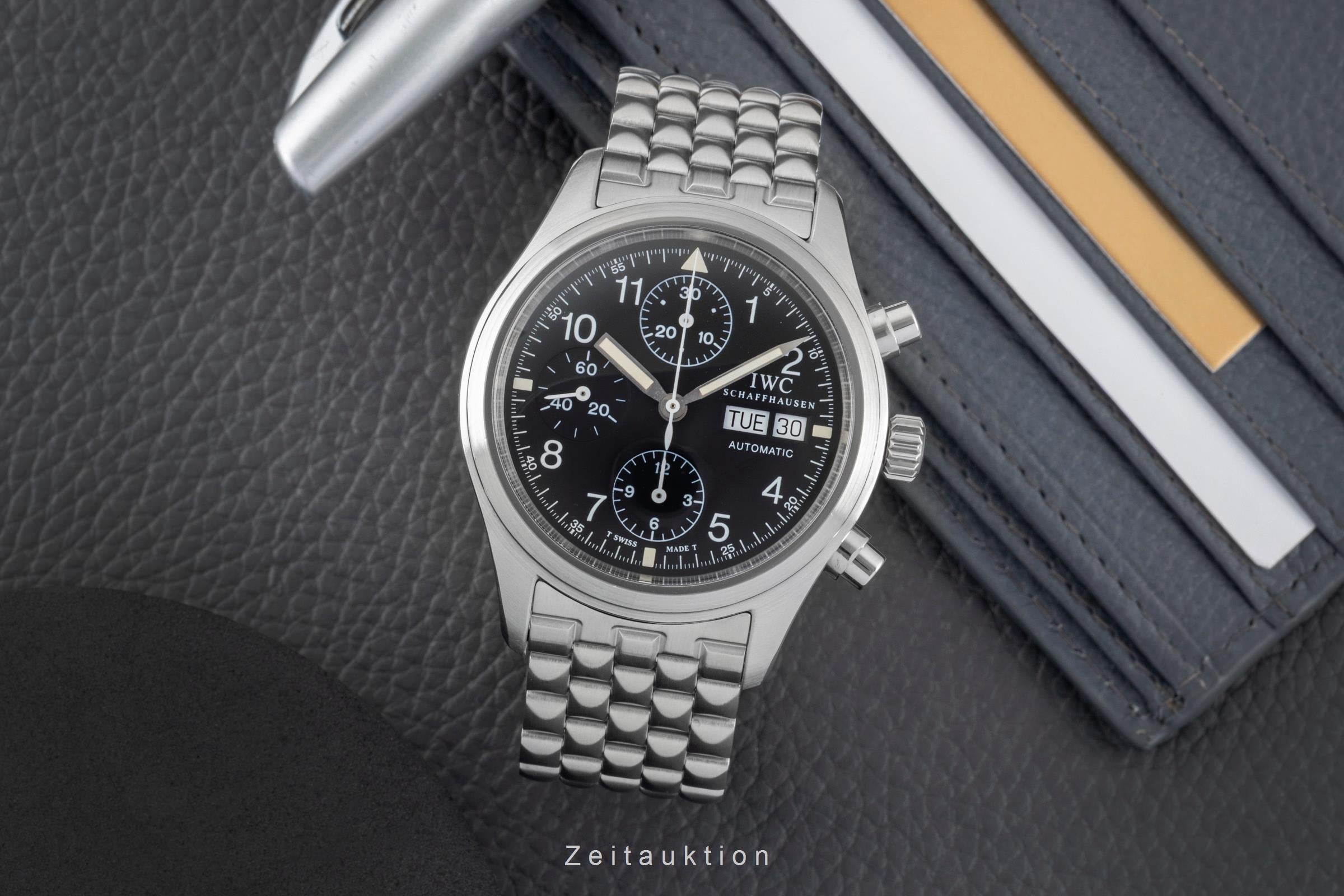 IWC Fliegerchronograph Chronograph Stahl Automatik Herrenuhr Ref. IW370607  [2601242]