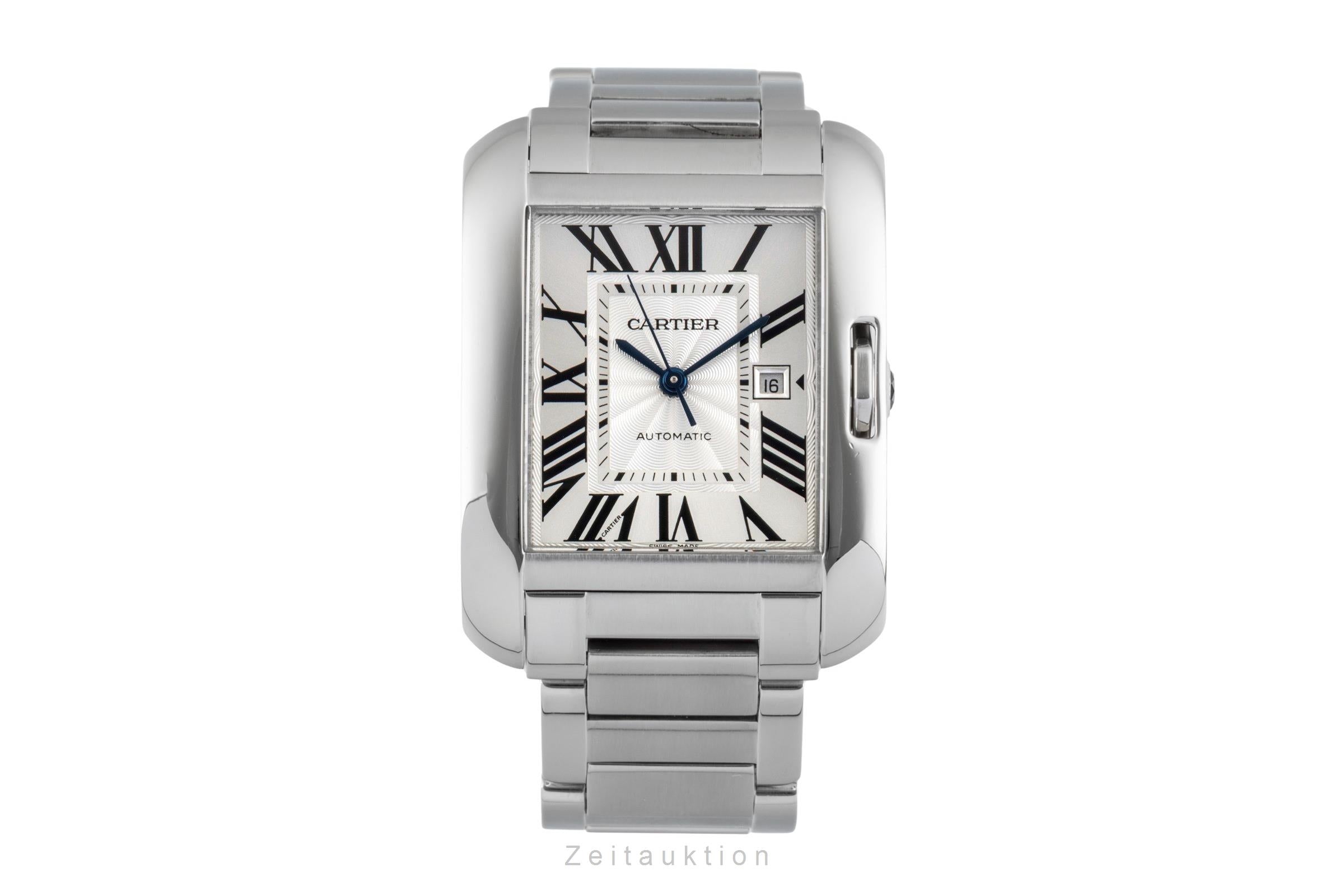 Cartier Tank acciaio automatismo orologio da uomo W5310009  [2601244]
