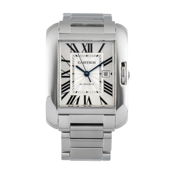 Cartier Tank acciaio automatismo orologio da uomo W5310009  [2601244]