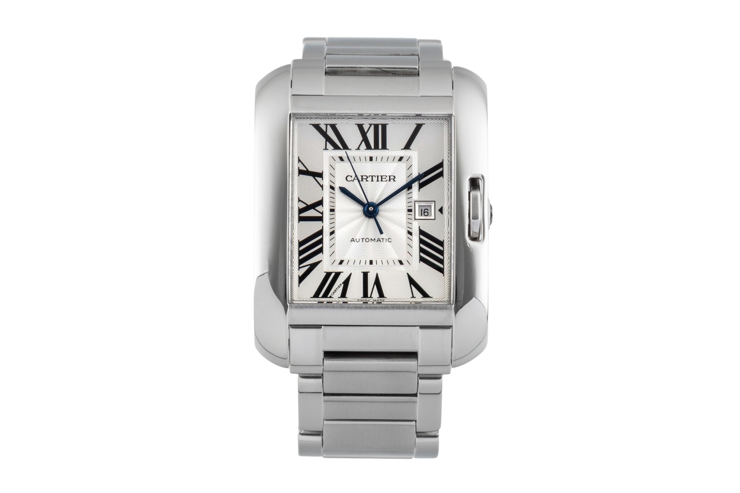 Cartier Tank acciaio automatismo orologio da uomo W5310009  [2601244]