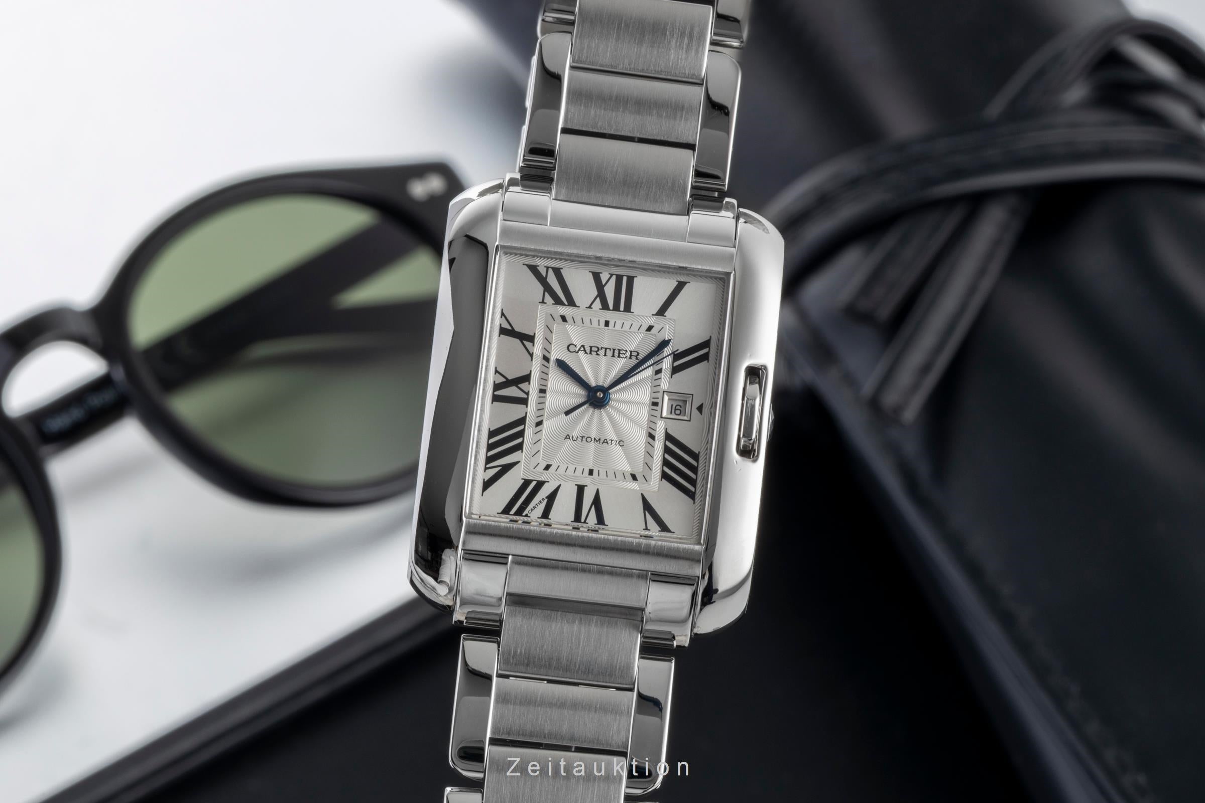 Cartier Tank acciaio automatismo orologio da uomo W5310009  [2601244]