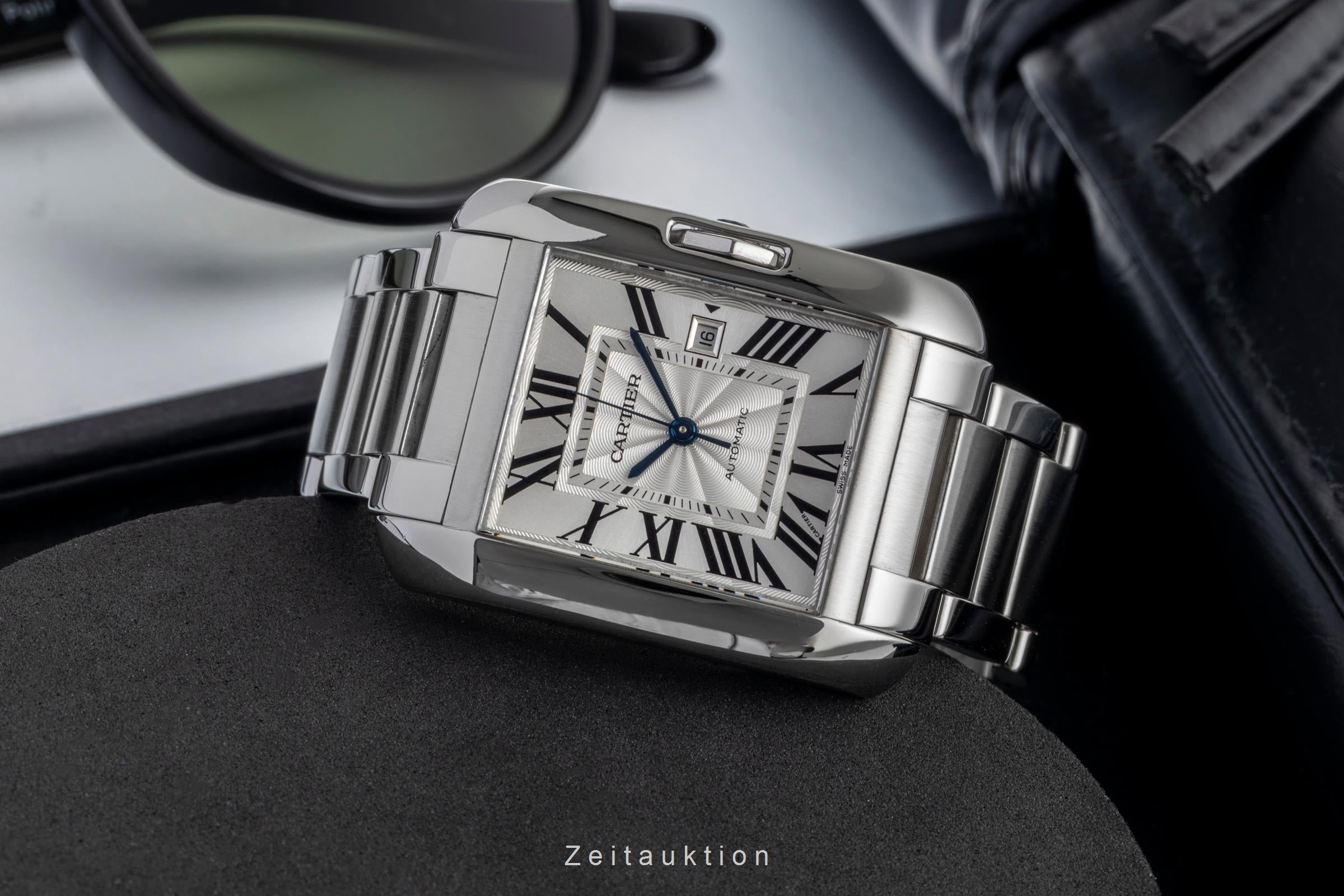 Cartier Tank acciaio automatismo orologio da uomo W5310009  [2601244]
