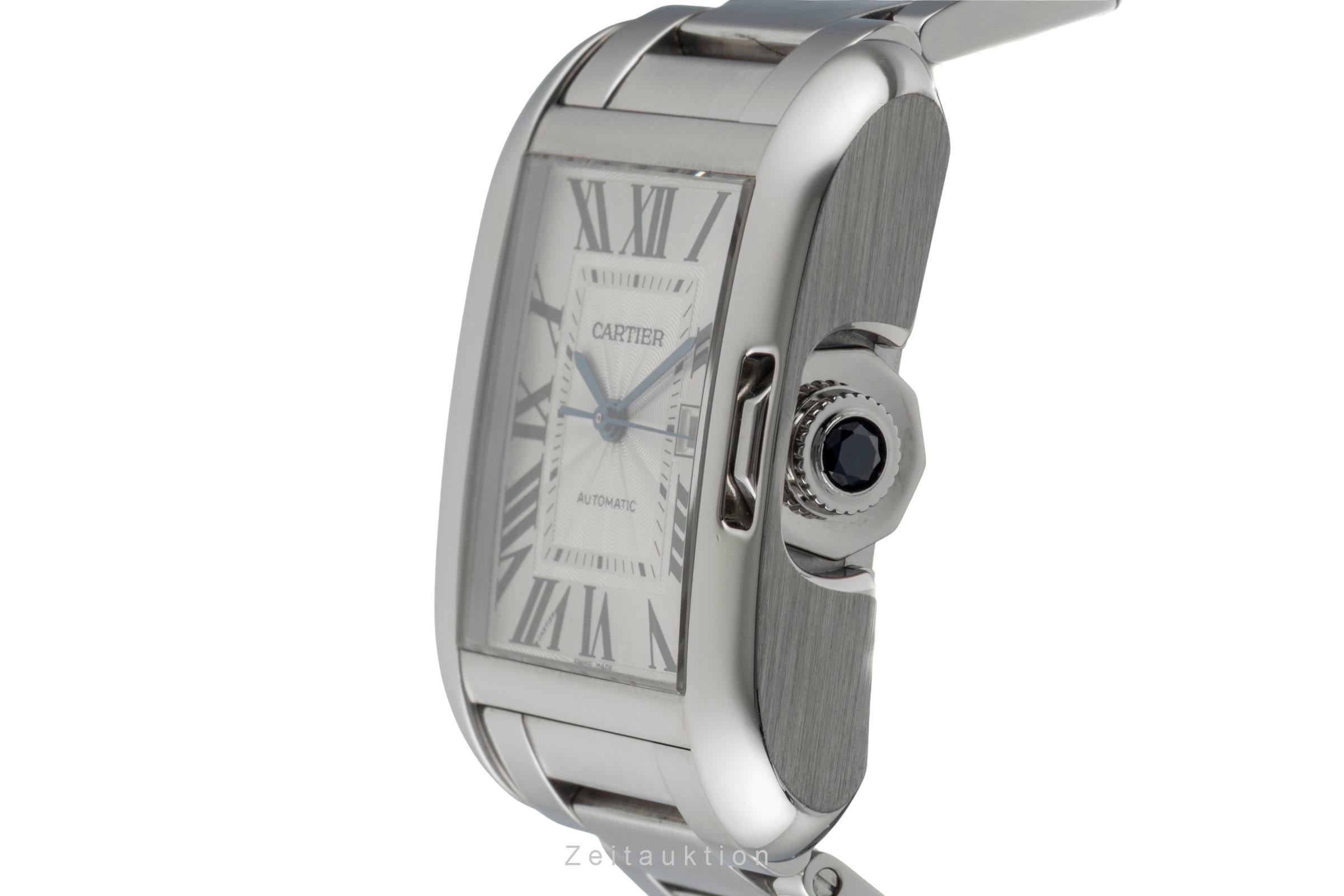 Cartier Tank acciaio automatismo orologio da uomo W5310009  [2601244]