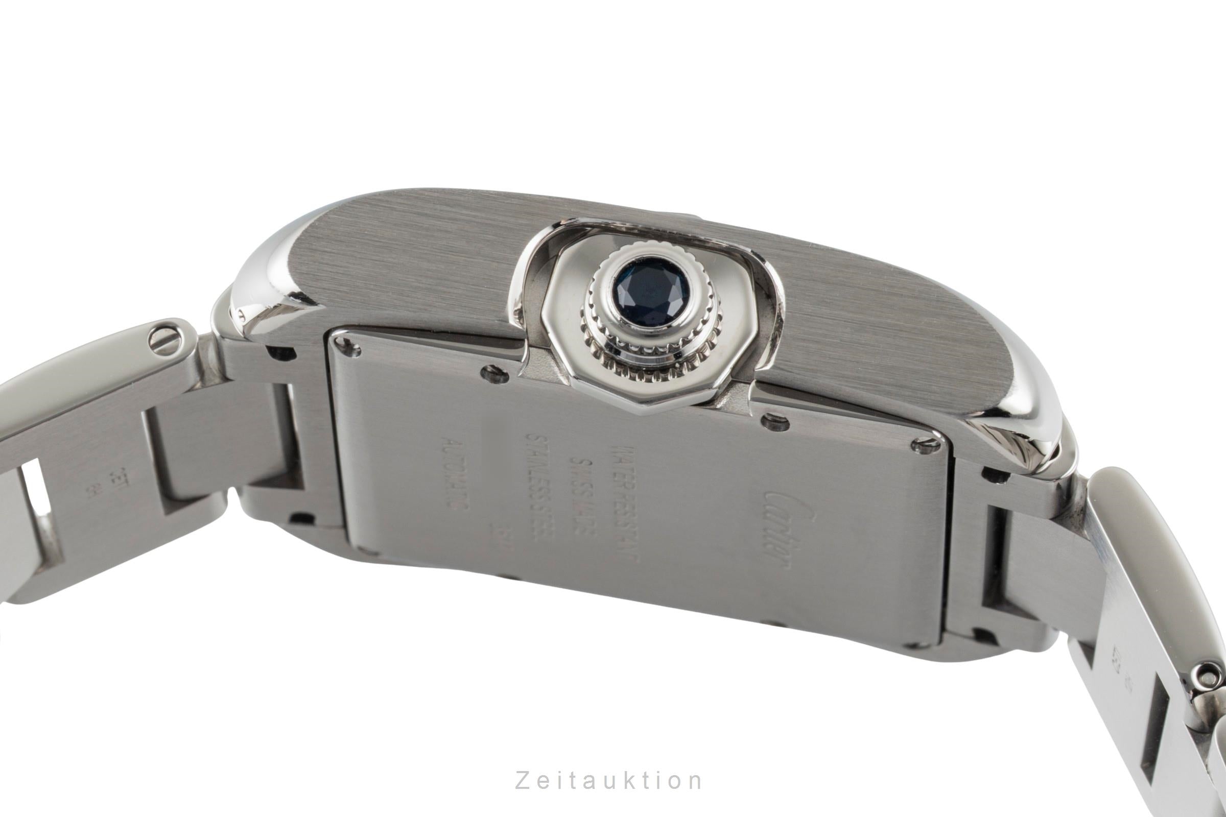 Cartier Tank acciaio automatismo orologio da uomo W5310009  [2601244]