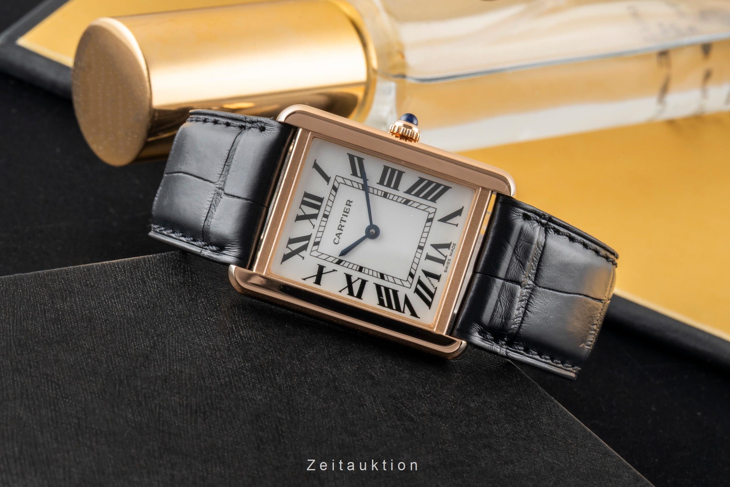 Cartier Tank acciaio / oro quarzo orologio da uomo W5200025  [2601245]