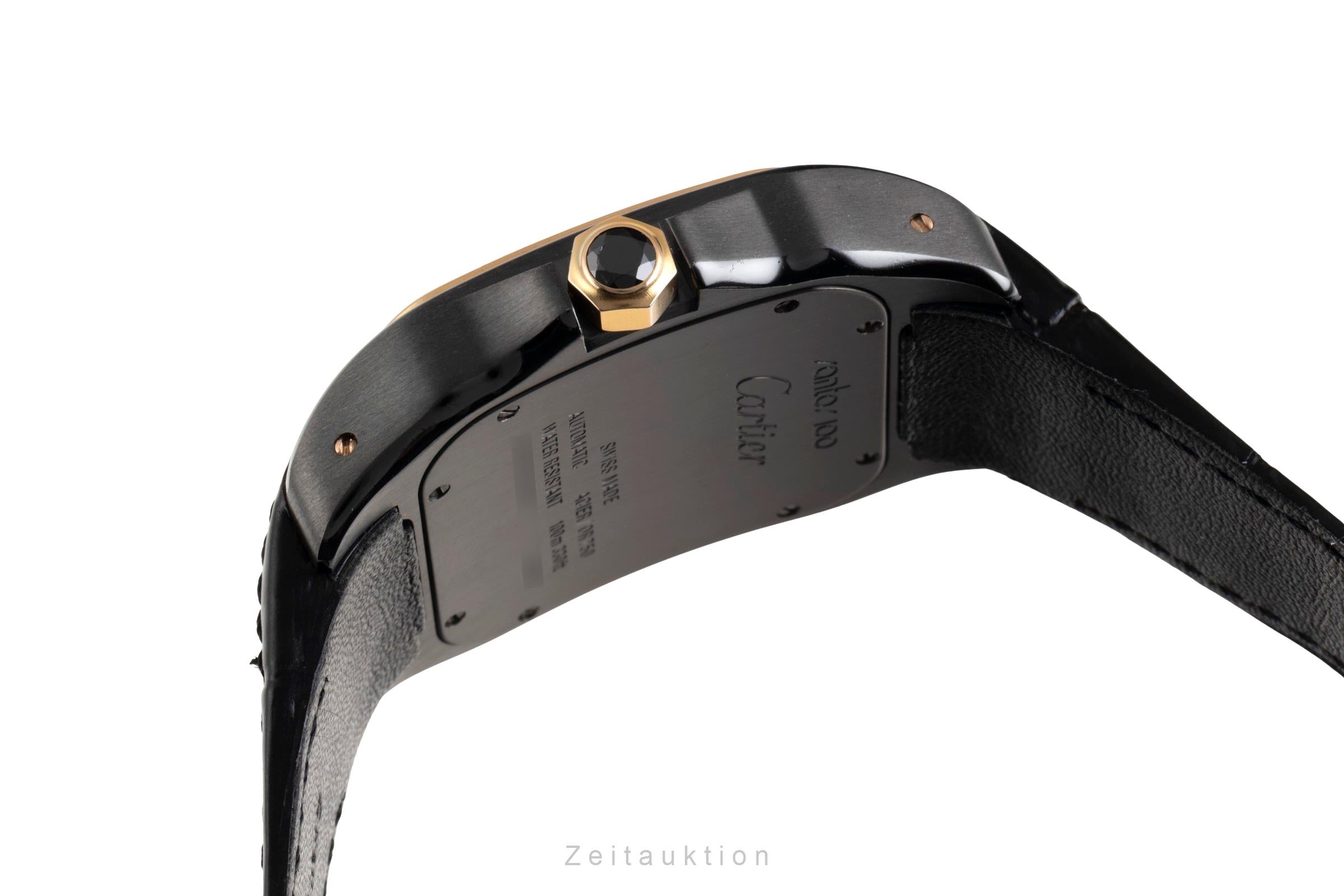 Cartier Santos 100 Stahl / Gold Automatik Herrenuhr Ref. W2020009 B&P 2011 [2601246]