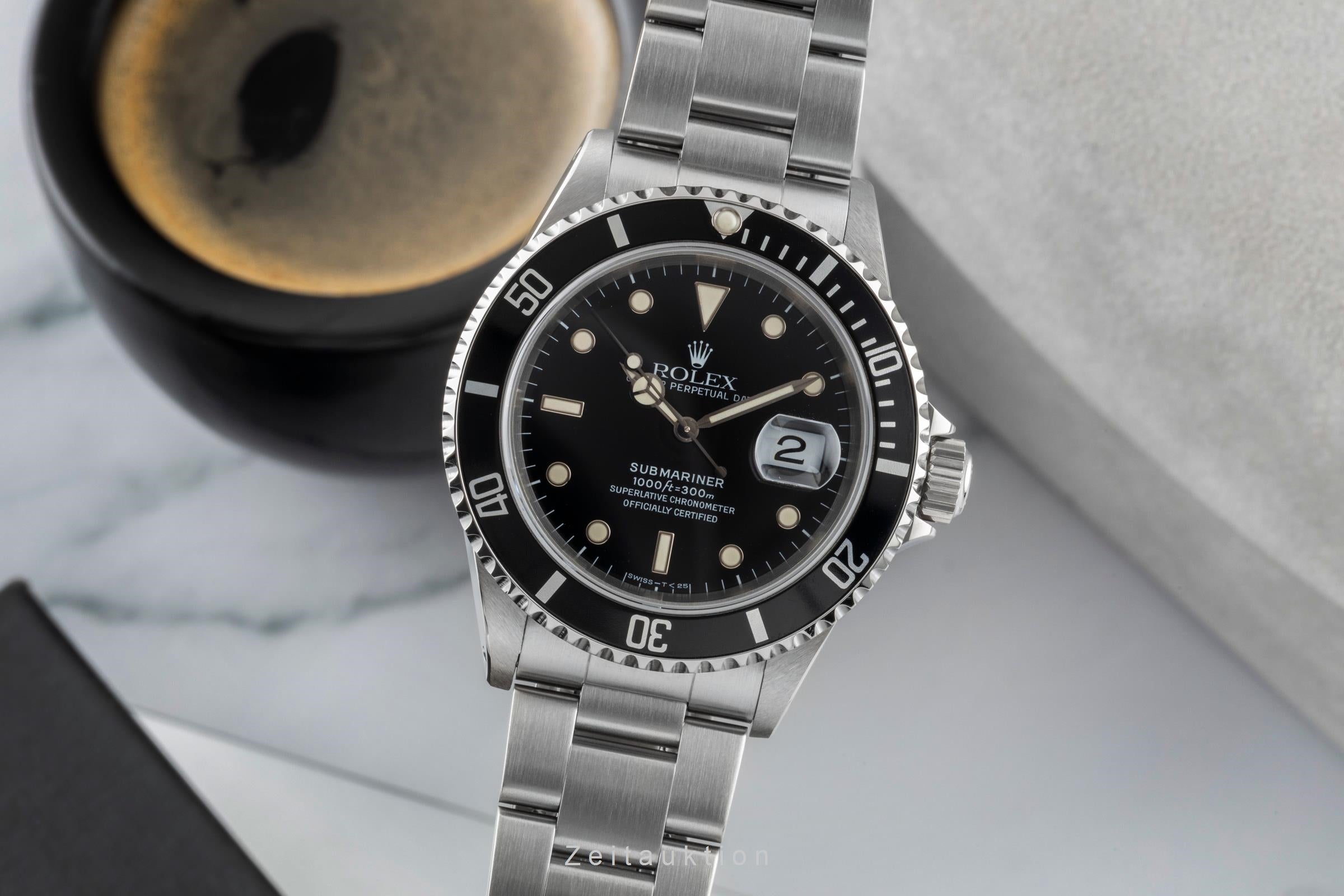 Rolex Submariner steel automatic men's watch 16610  [2601250]