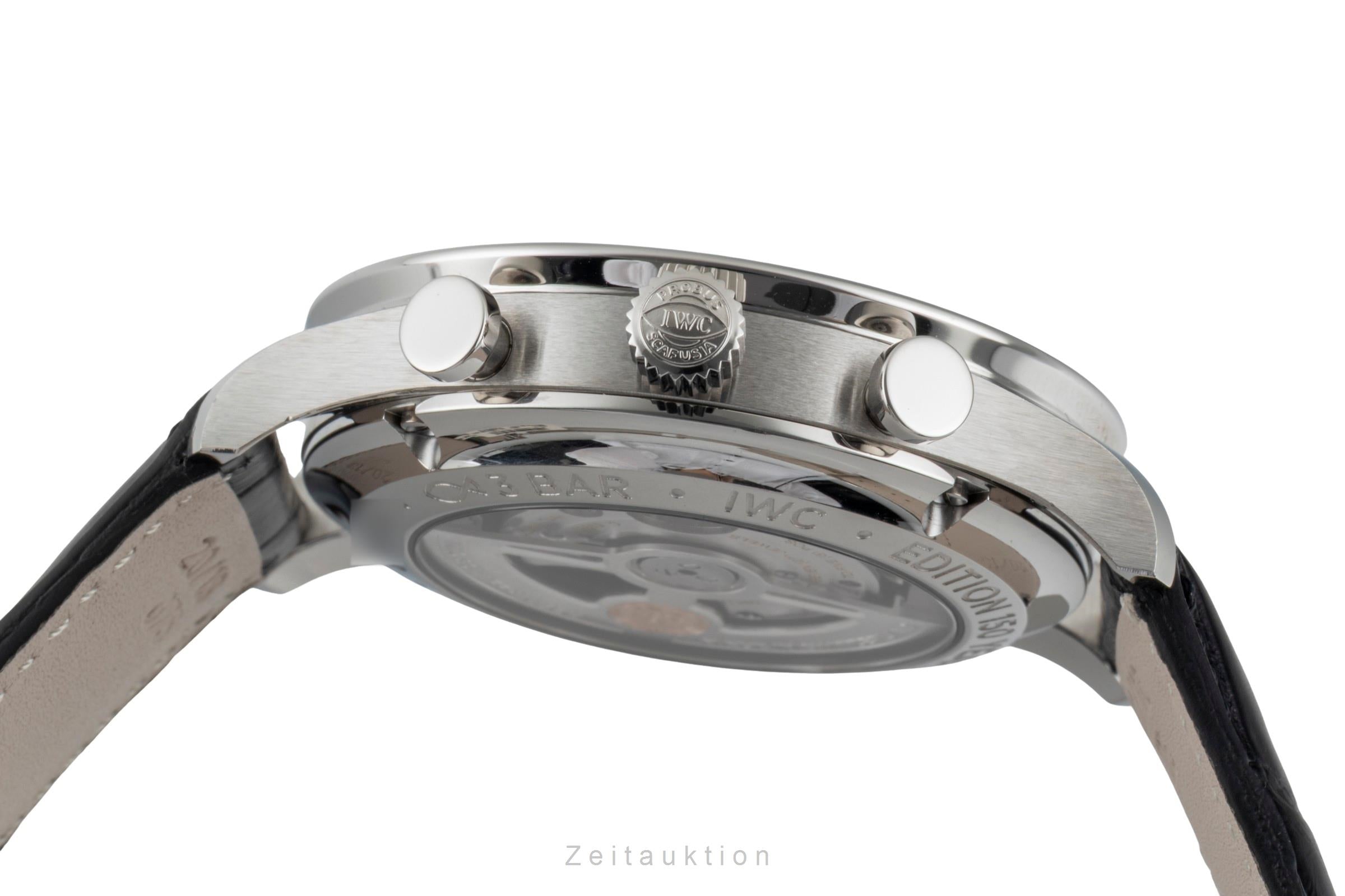 IWC Portugieser chronographe acier automatique montre pour hommes IW371601 LP: 9100EUR Limited  [2601252]