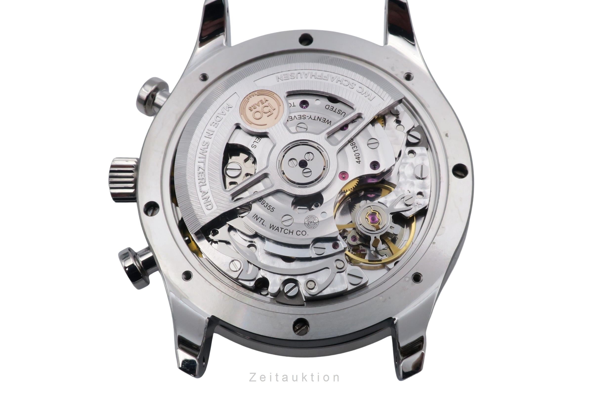 IWC Portugieser chronographe acier automatique montre pour hommes IW371601 LP: 9100EUR Limited  [2601252]