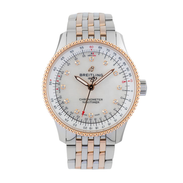 Breitling Navitimer steel / gold automatic women's watch U17395  [2601253]